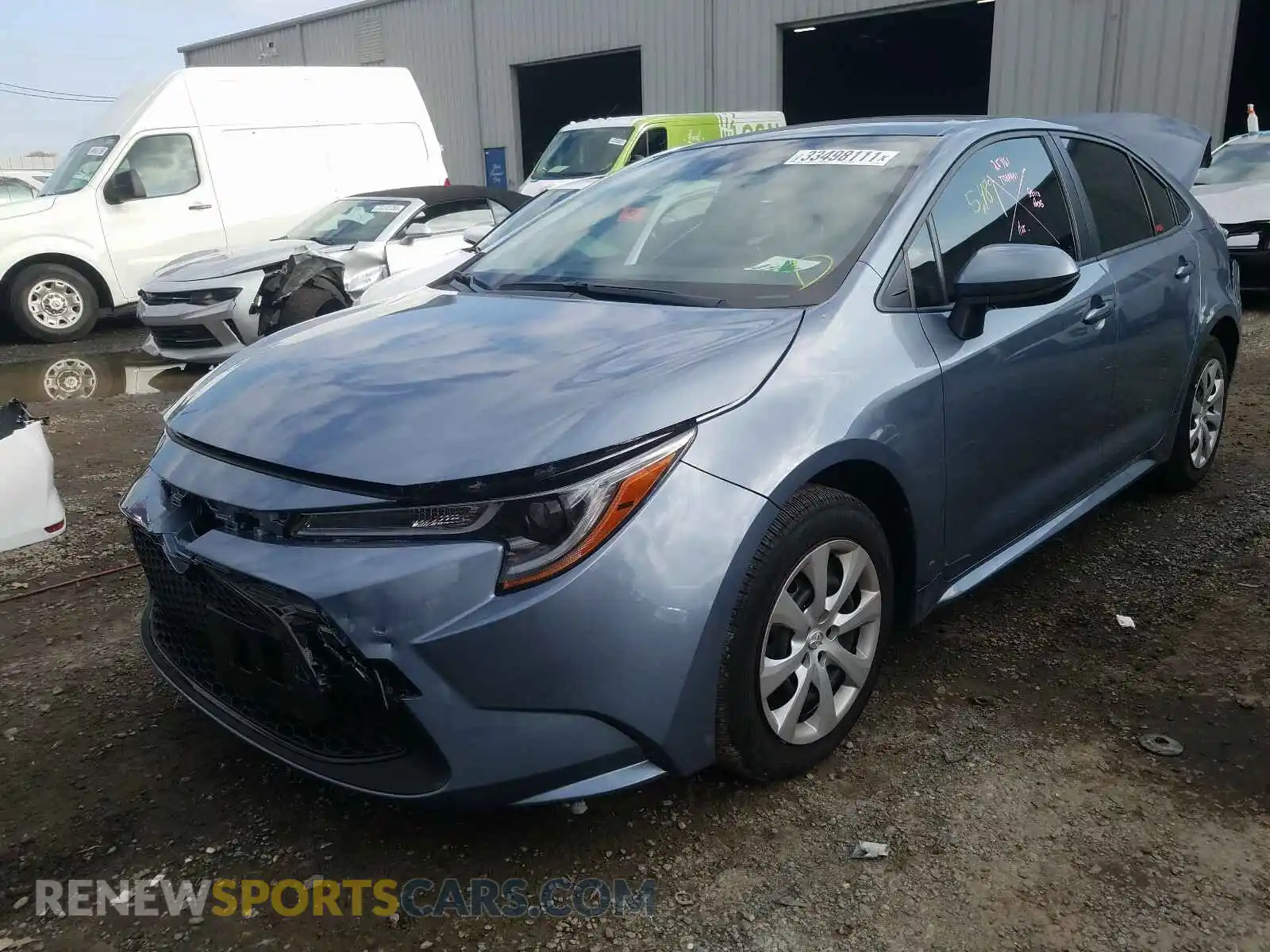 2 Photograph of a damaged car JTDEPMAEXMJ148384 TOYOTA COROLLA 2021