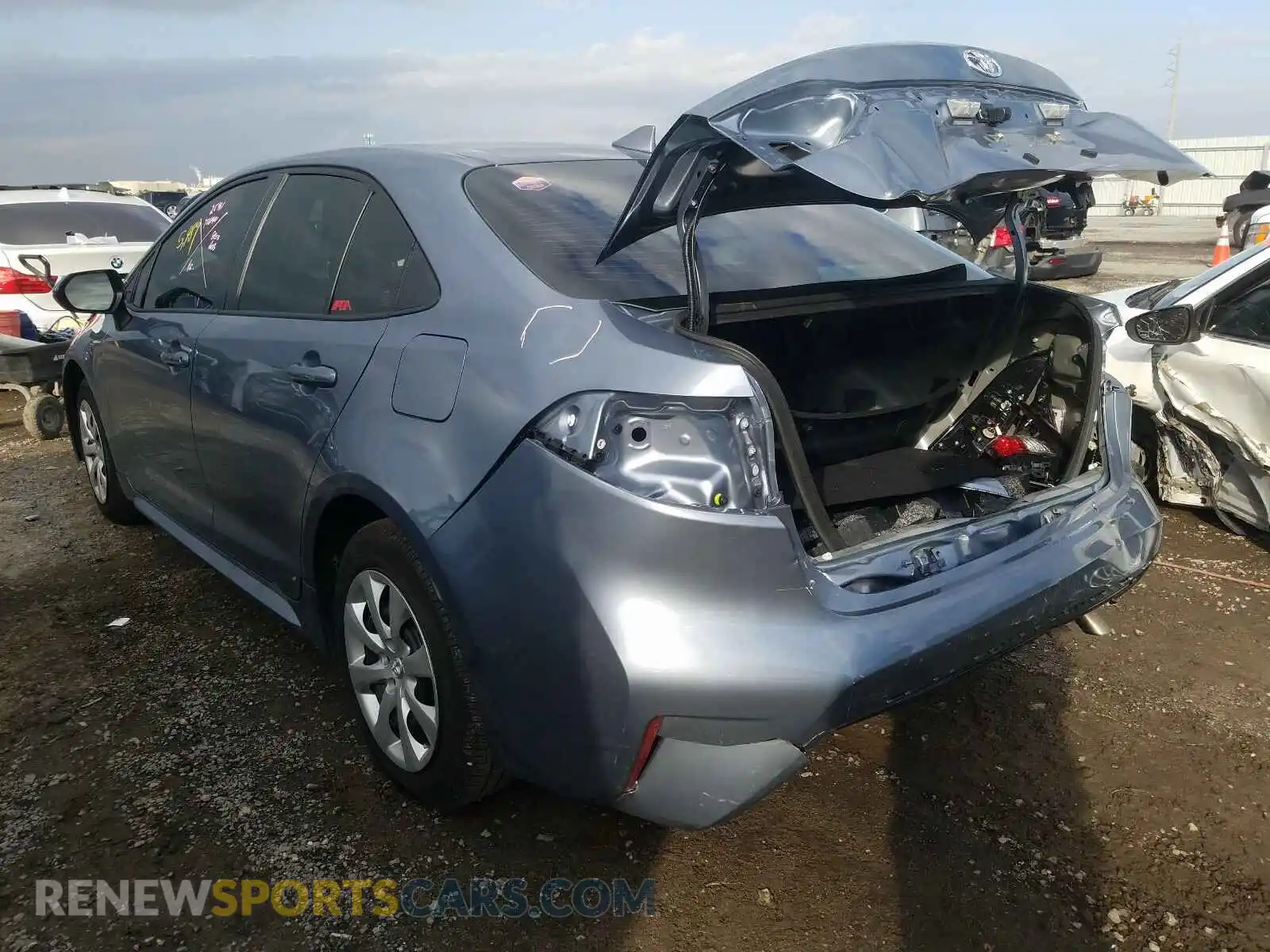 3 Photograph of a damaged car JTDEPMAEXMJ148384 TOYOTA COROLLA 2021