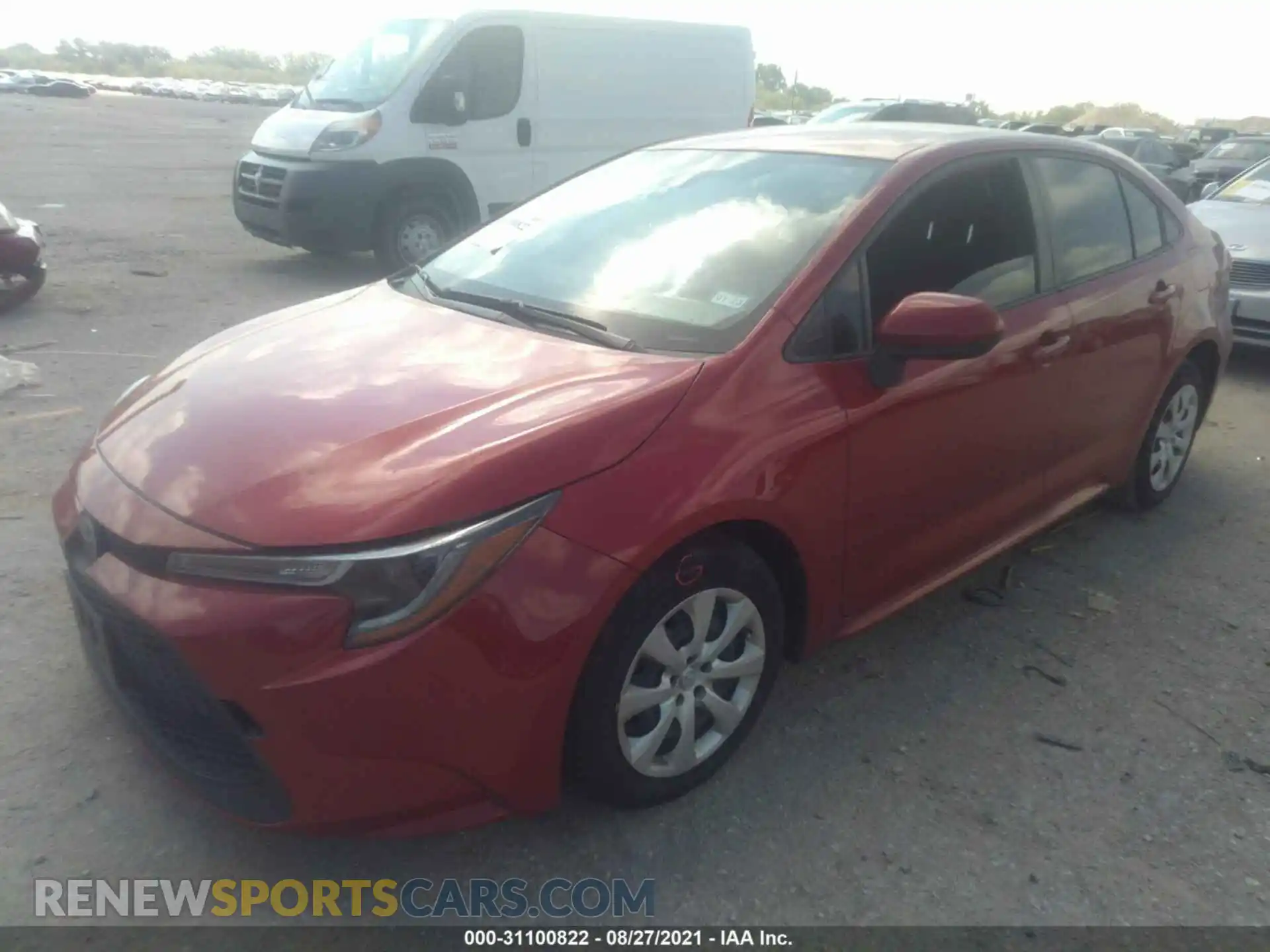 2 Photograph of a damaged car JTDEPMAEXMJ148434 TOYOTA COROLLA 2021