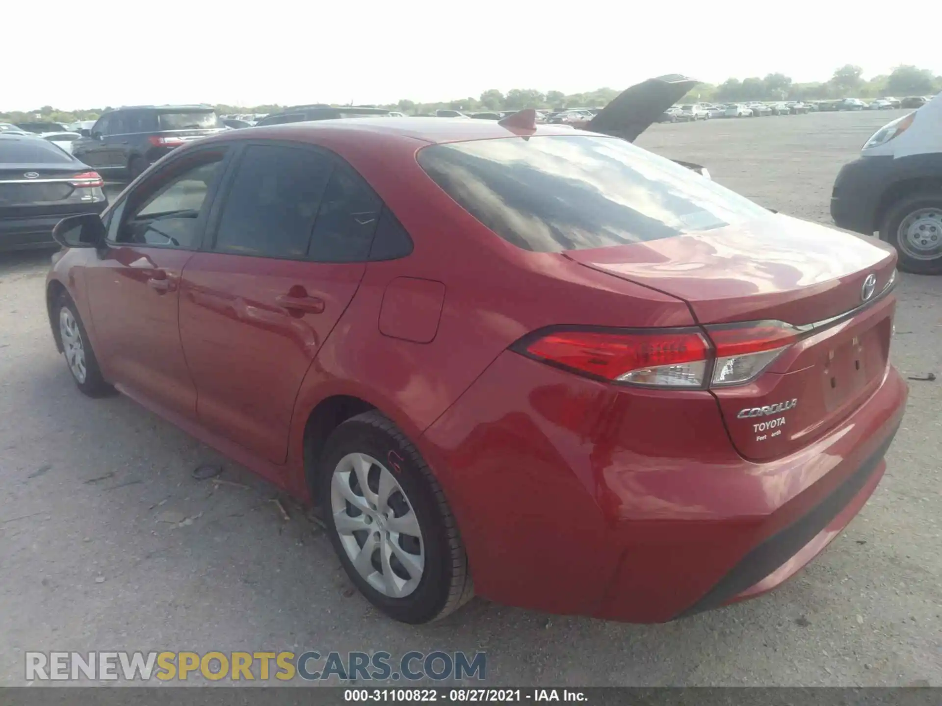 3 Photograph of a damaged car JTDEPMAEXMJ148434 TOYOTA COROLLA 2021