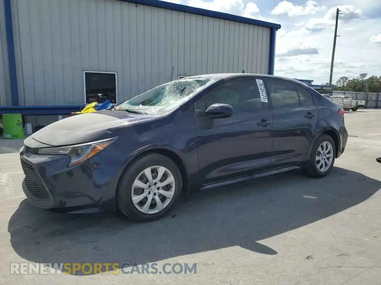 1 Photograph of a damaged car JTDEPMAEXMJ149003 TOYOTA COROLLA 2021
