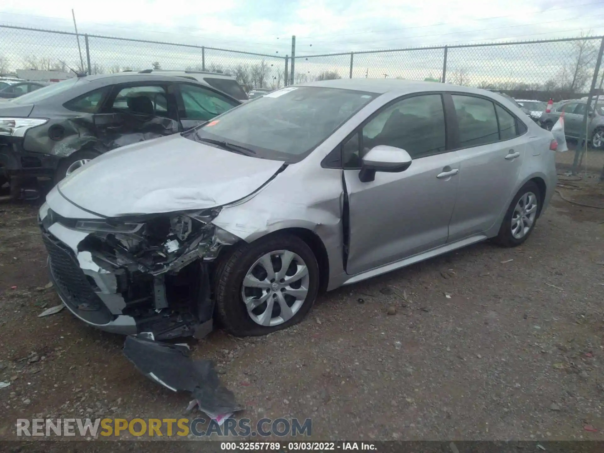 2 Photograph of a damaged car JTDEPMAEXMJ149146 TOYOTA COROLLA 2021