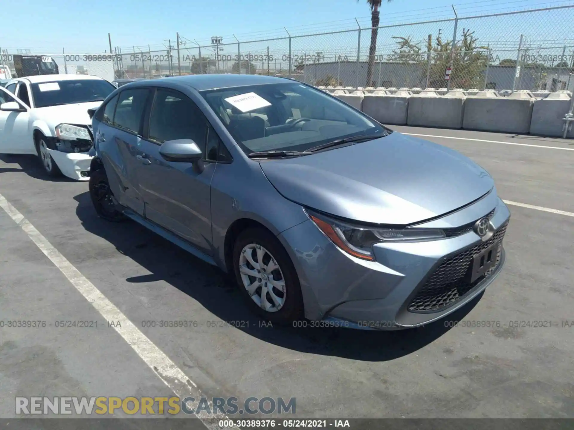 1 Photograph of a damaged car JTDEPMAEXMJ157697 TOYOTA COROLLA 2021