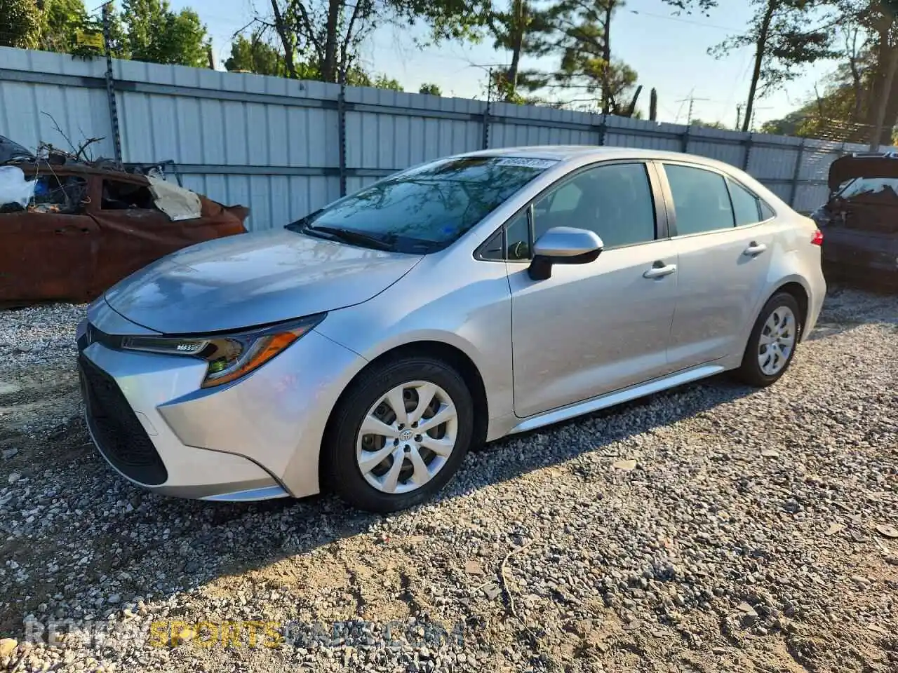 1 Photograph of a damaged car JTDEPMAEXMJ157778 TOYOTA COROLLA 2021