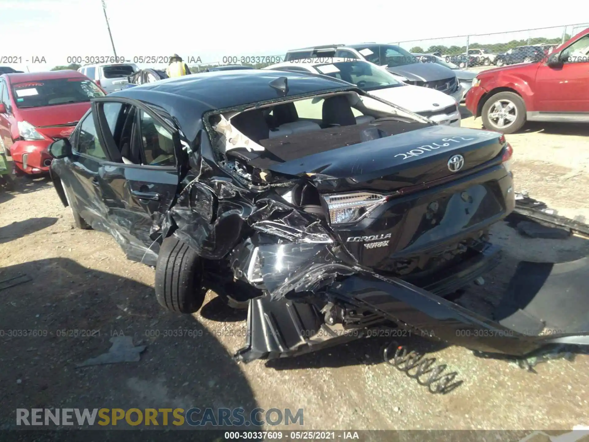 3 Фотография поврежденного автомобиля JTDEPMAEXMJ157943 TOYOTA COROLLA 2021
