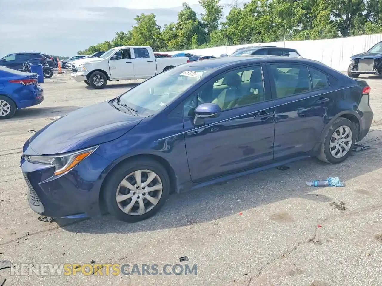 1 Photograph of a damaged car JTDEPMAEXMJ160731 TOYOTA COROLLA 2021