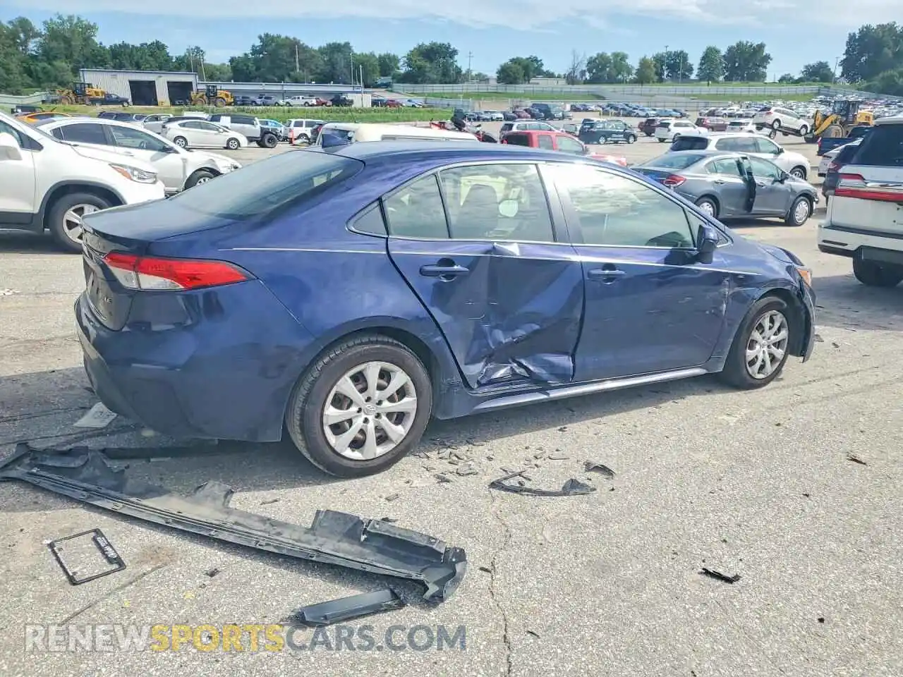 3 Photograph of a damaged car JTDEPMAEXMJ160731 TOYOTA COROLLA 2021
