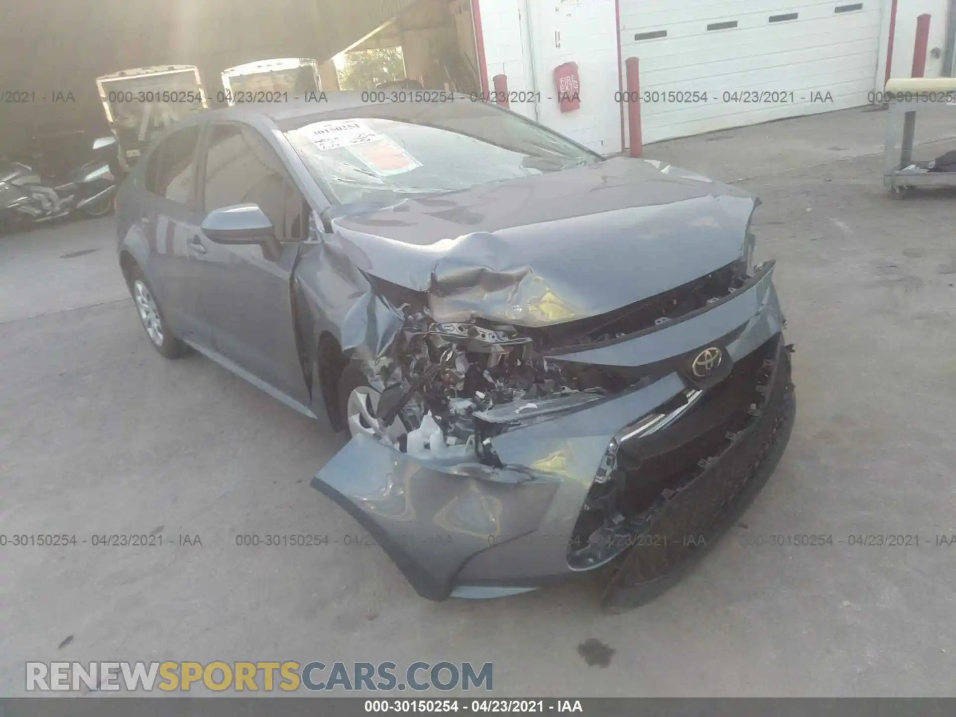 1 Photograph of a damaged car JTDEPMAEXMJ160826 TOYOTA COROLLA 2021