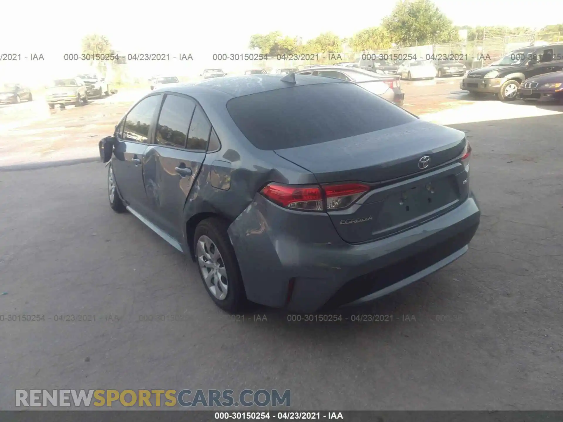 3 Photograph of a damaged car JTDEPMAEXMJ160826 TOYOTA COROLLA 2021
