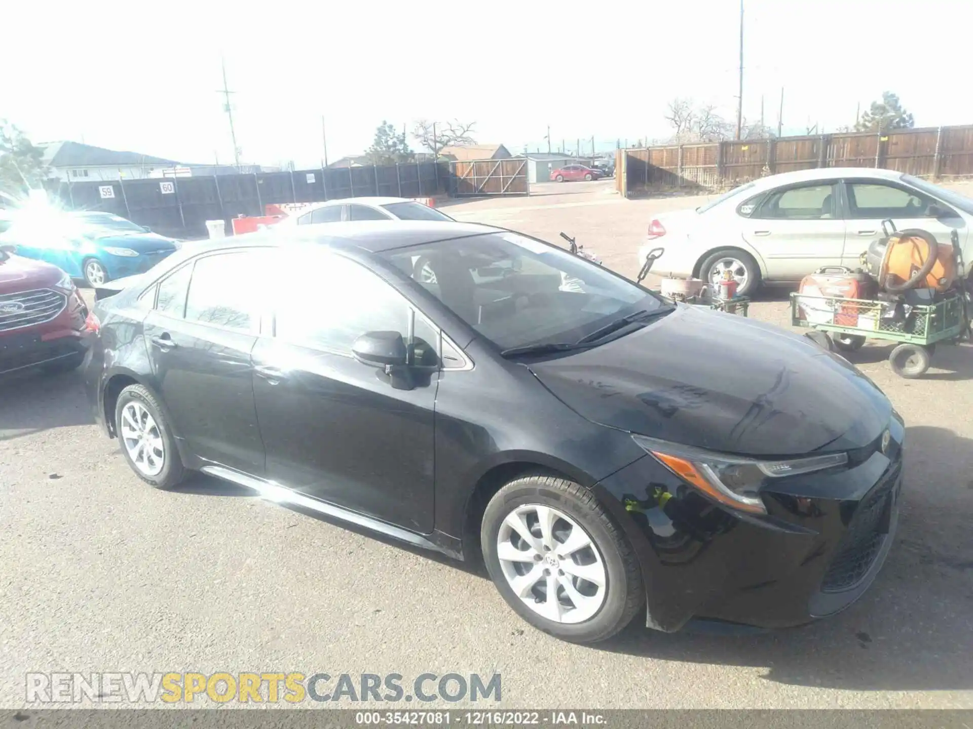 1 Photograph of a damaged car JTDEPMAEXMJ160955 TOYOTA COROLLA 2021