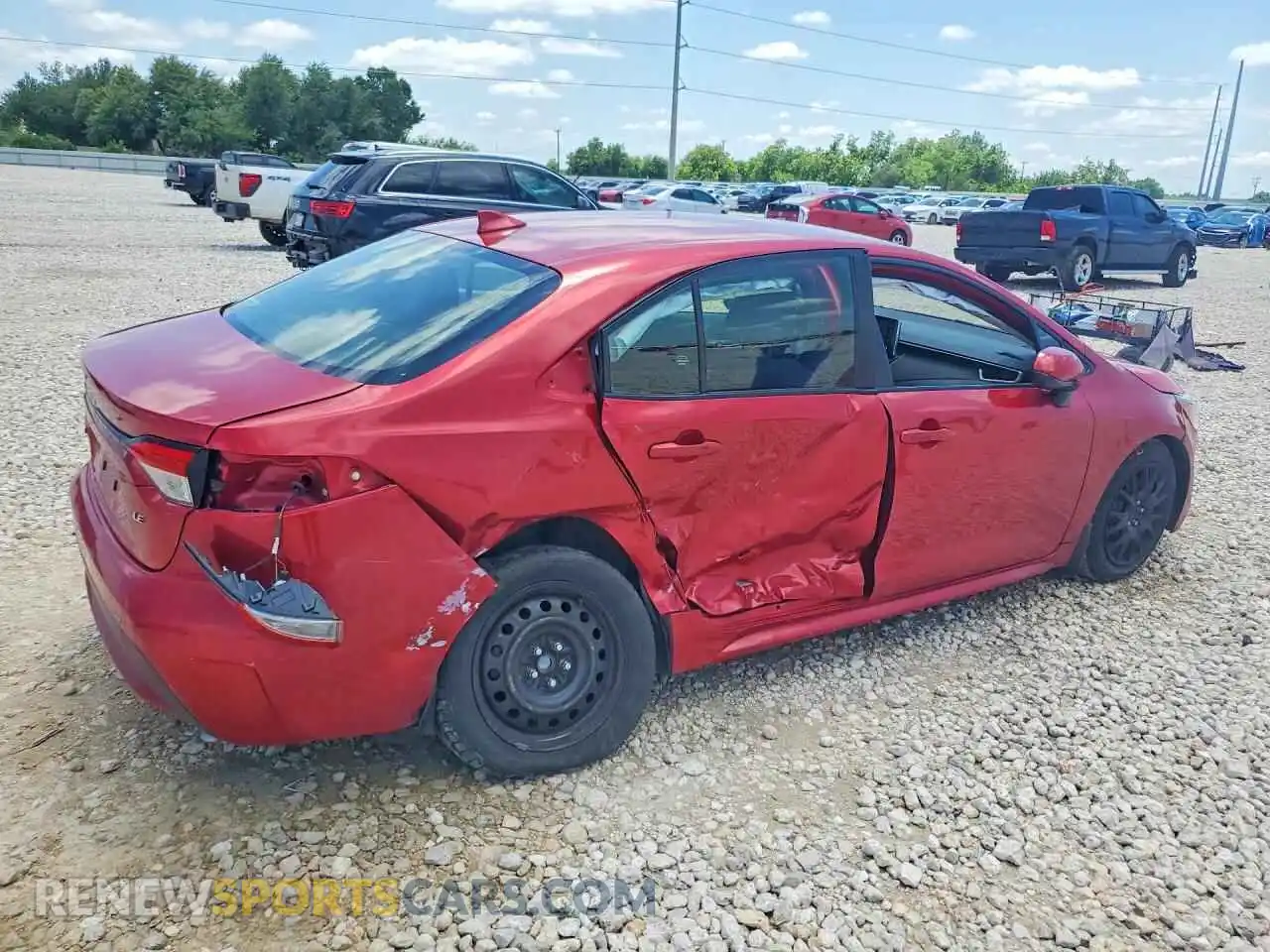 3 Фотография поврежденного автомобиля JTDEPMAEXMJ160986 TOYOTA COROLLA 2021