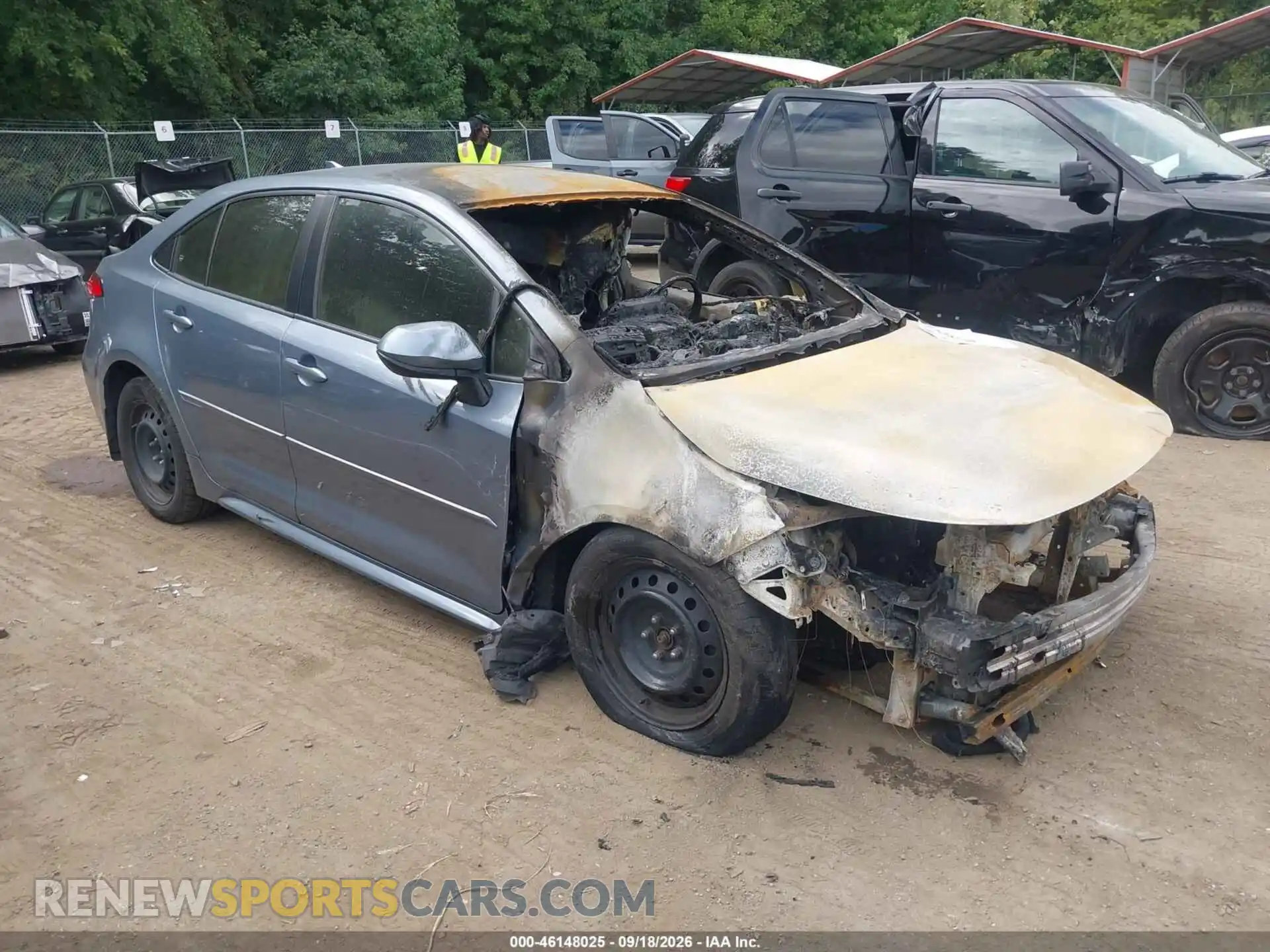 1 Photograph of a damaged car JTDEPMAEXMJ166321 TOYOTA COROLLA 2021