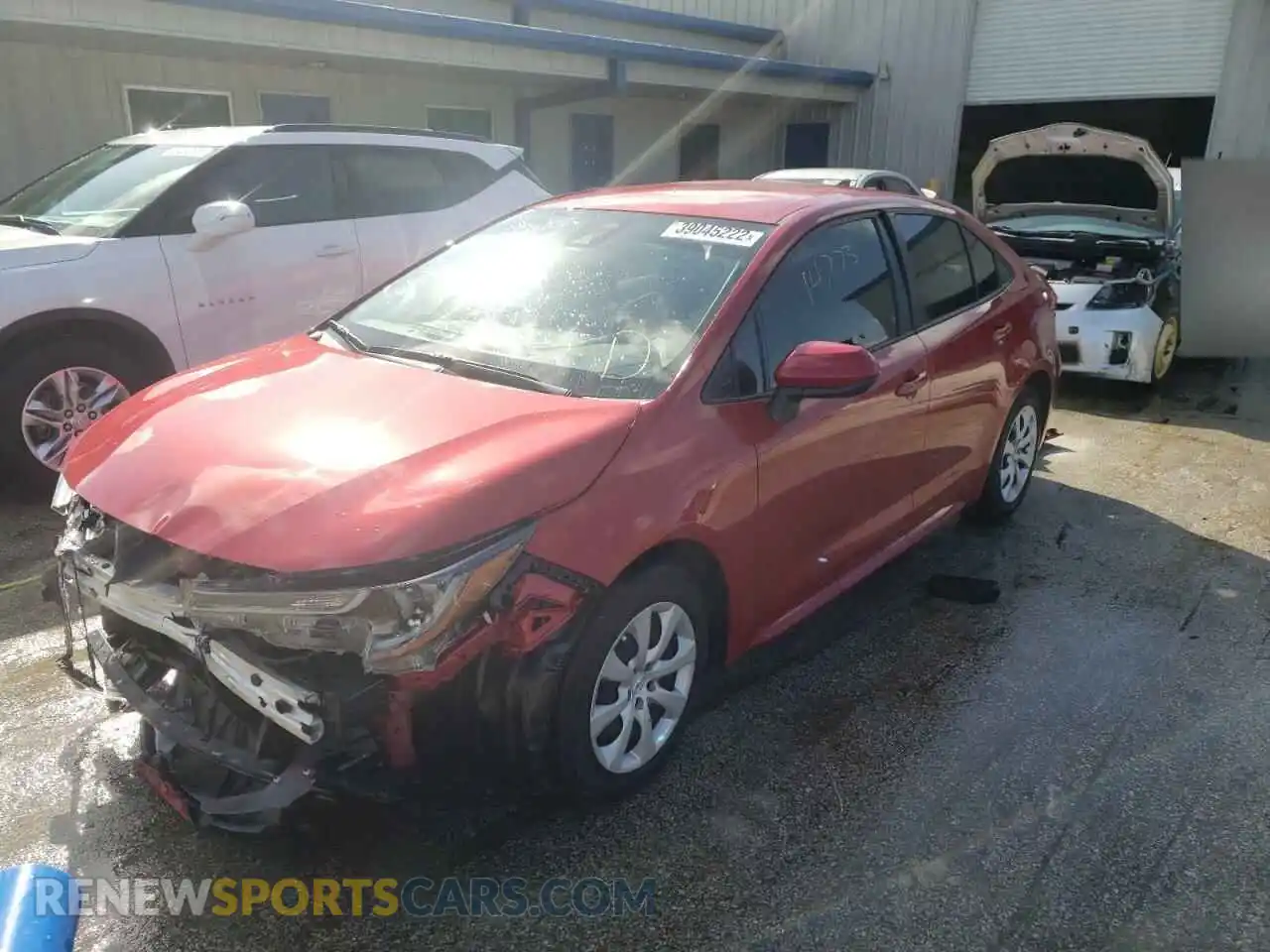 2 Photograph of a damaged car JTDEPMAEXMJ166934 TOYOTA COROLLA 2021