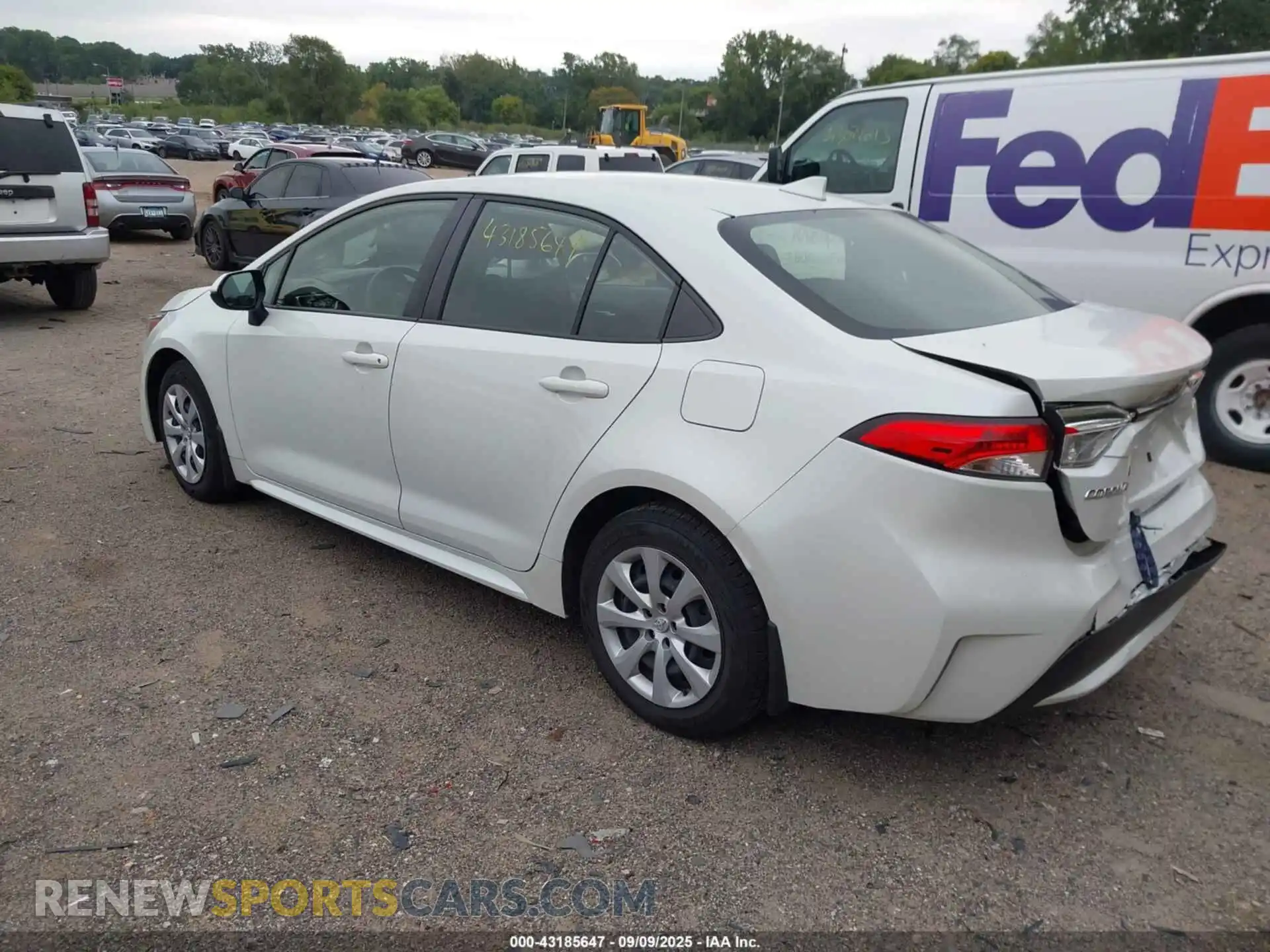 3 Photograph of a damaged car JTDEPMAEXMJ172152 TOYOTA COROLLA 2021