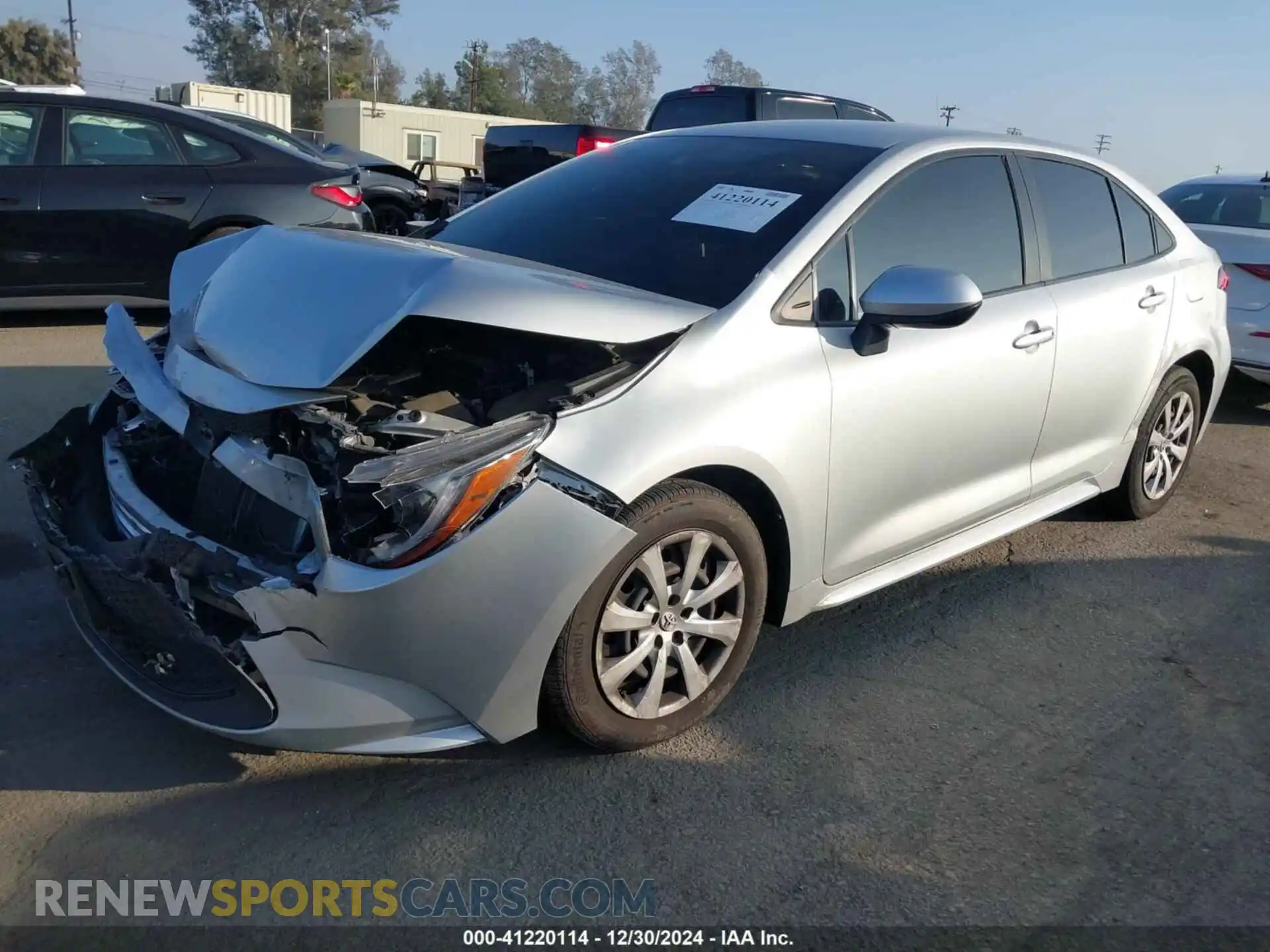 2 Photograph of a damaged car JTDEPMAEXMJ175262 TOYOTA COROLLA 2021