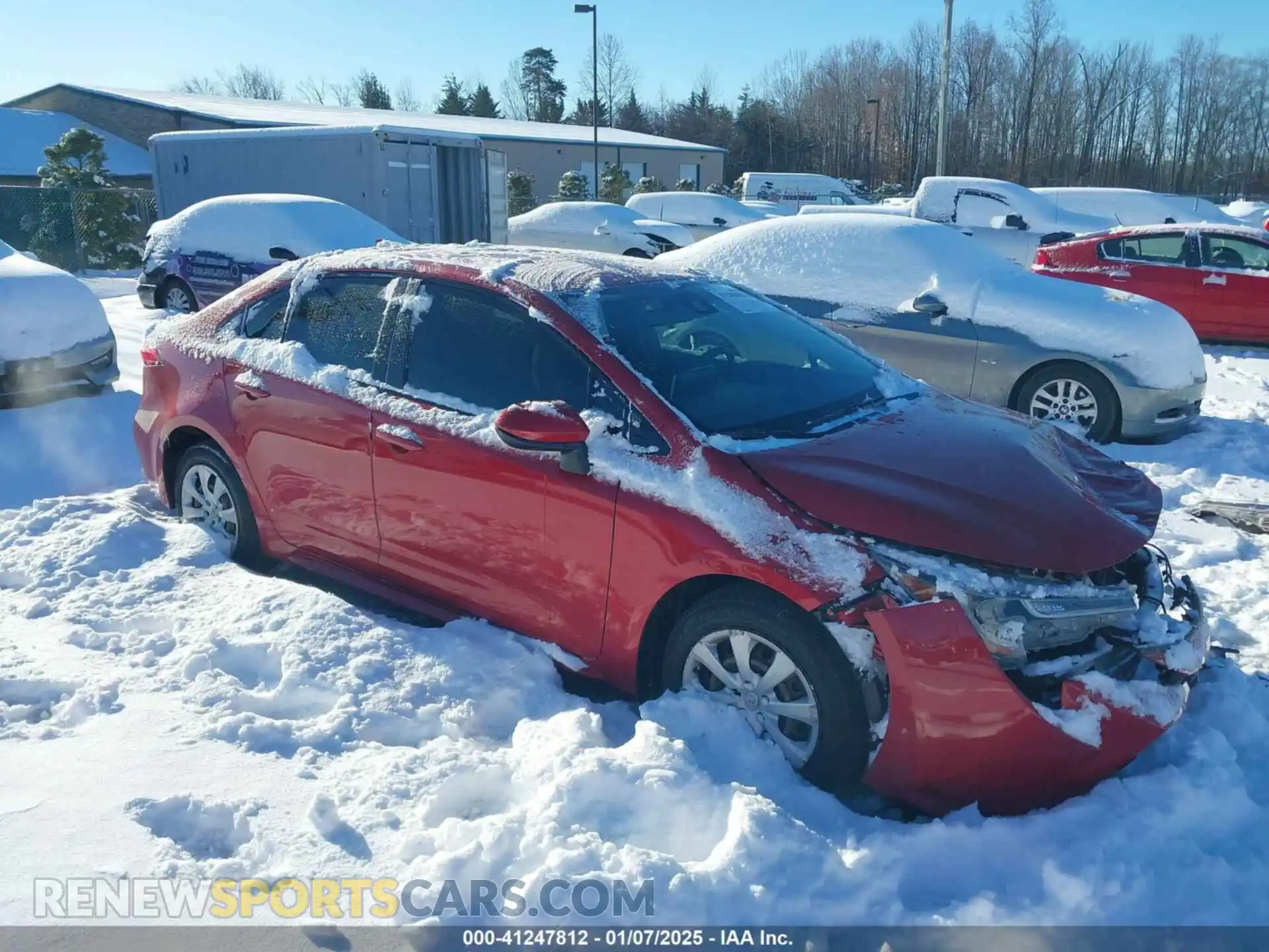 1 Photograph of a damaged car JTDEPMAEXMJ181630 TOYOTA COROLLA 2021