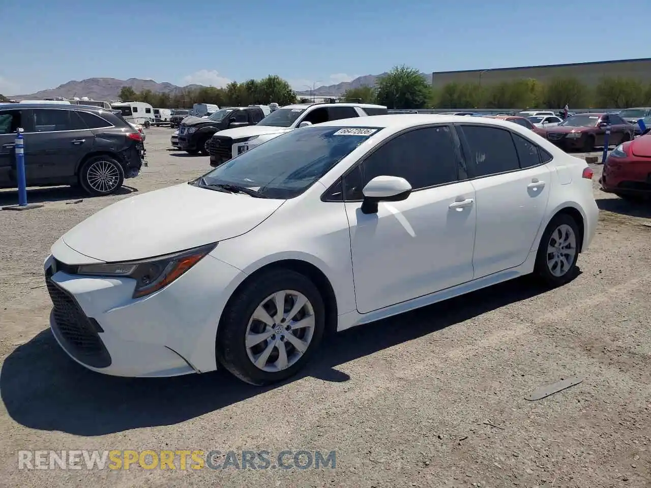 1 Photograph of a damaged car JTDEPMAEXMJ182499 TOYOTA COROLLA 2021