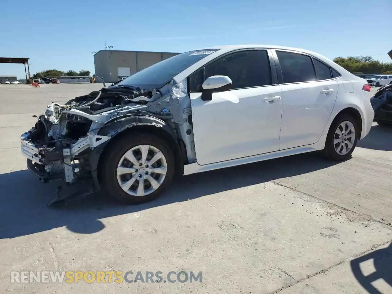 1 Photograph of a damaged car JTDEPMAEXMJ184043 TOYOTA COROLLA 2021