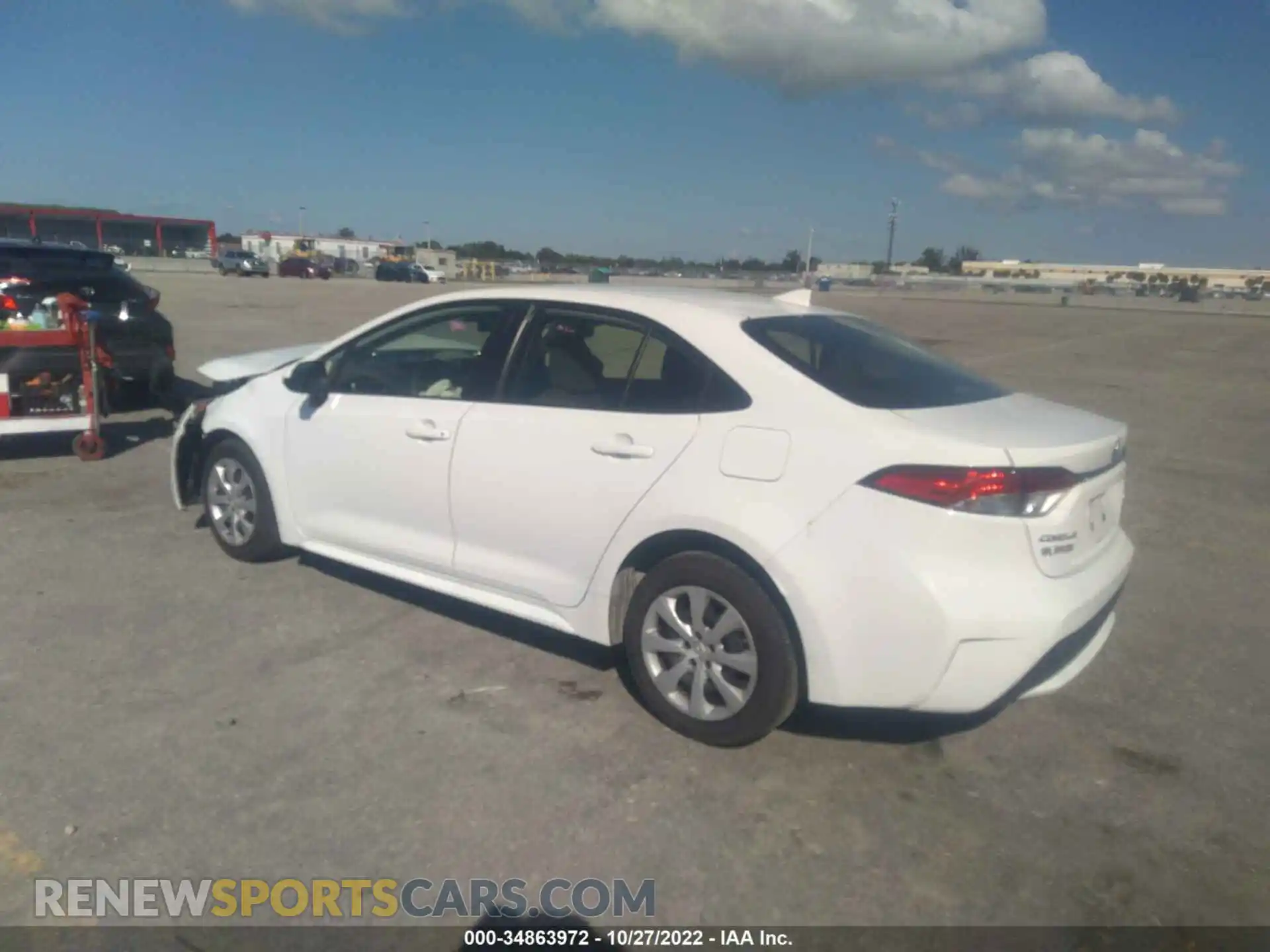 3 Photograph of a damaged car JTDEPMAEXMJ184544 TOYOTA COROLLA 2021