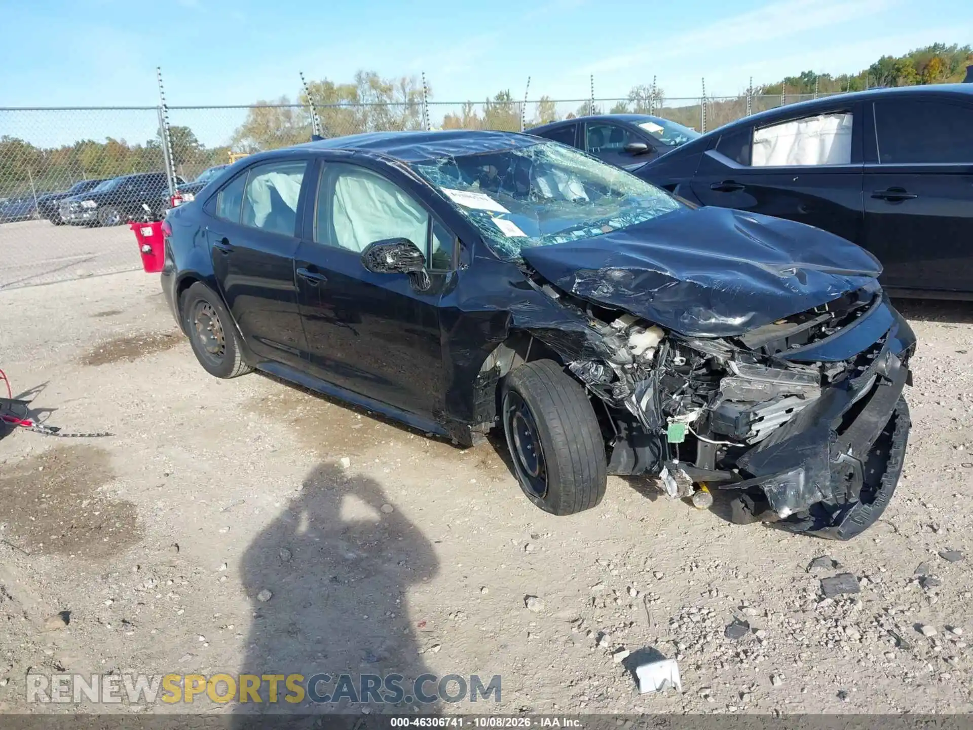 1 Photograph of a damaged car JTDEPMAEXMJ185614 TOYOTA COROLLA 2021