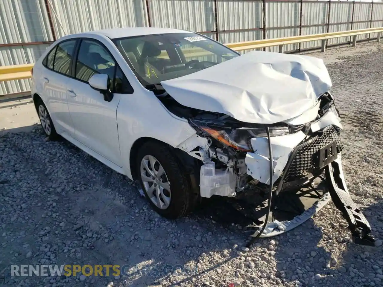 1 fotografías del automóvil dañado JTDEPMAEXMJ188318 TOYOTA COROLLA 2021