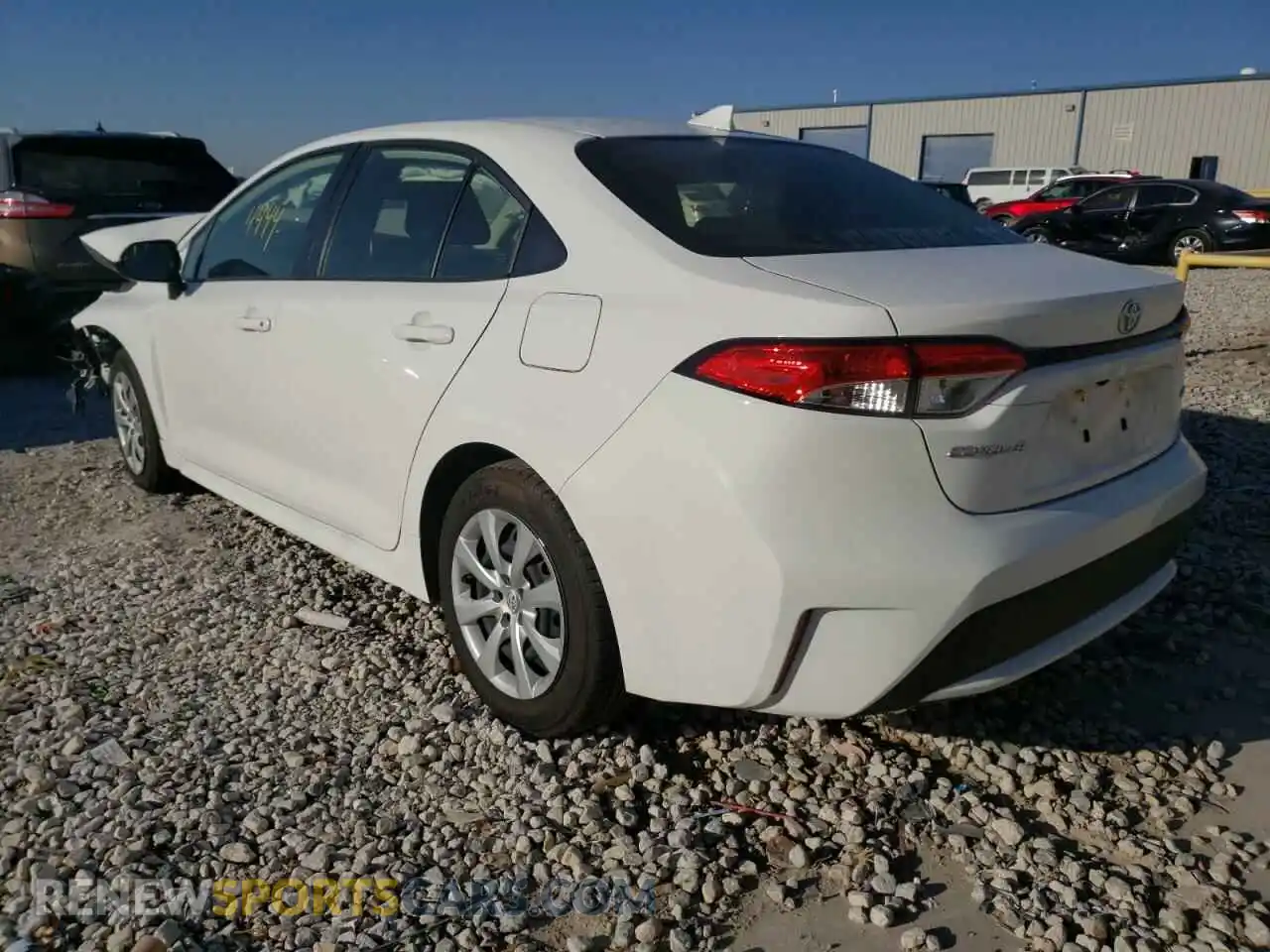 3 fotografías del automóvil dañado JTDEPMAEXMJ188318 TOYOTA COROLLA 2021
