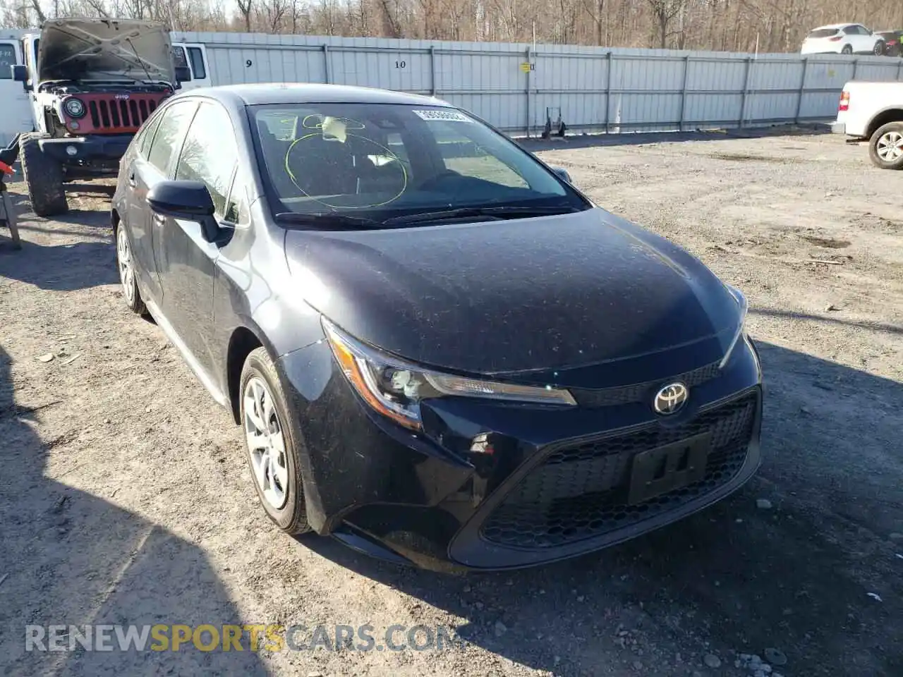 1 Photograph of a damaged car JTDEPMAEXMJ189369 TOYOTA COROLLA 2021