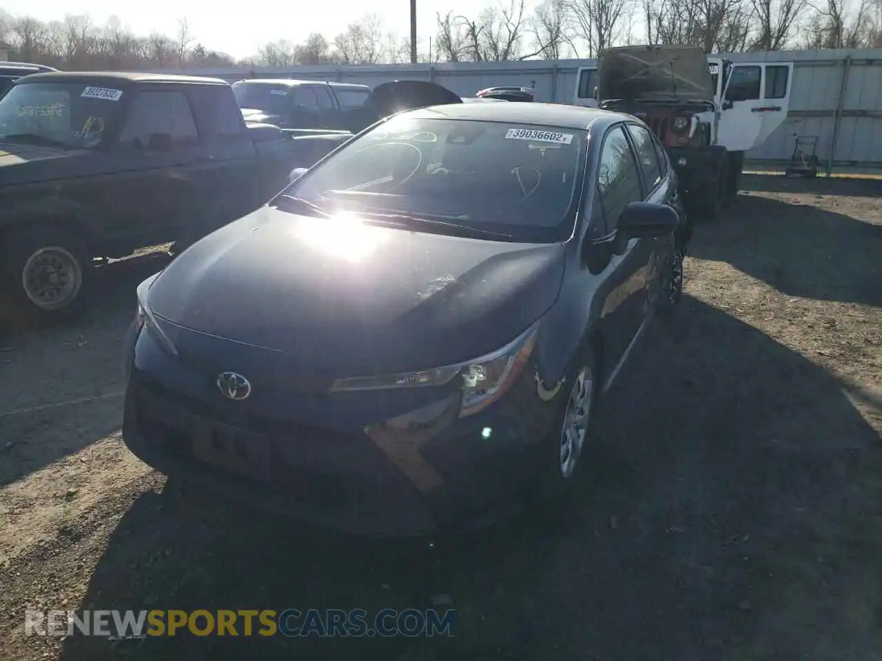 2 Photograph of a damaged car JTDEPMAEXMJ189369 TOYOTA COROLLA 2021