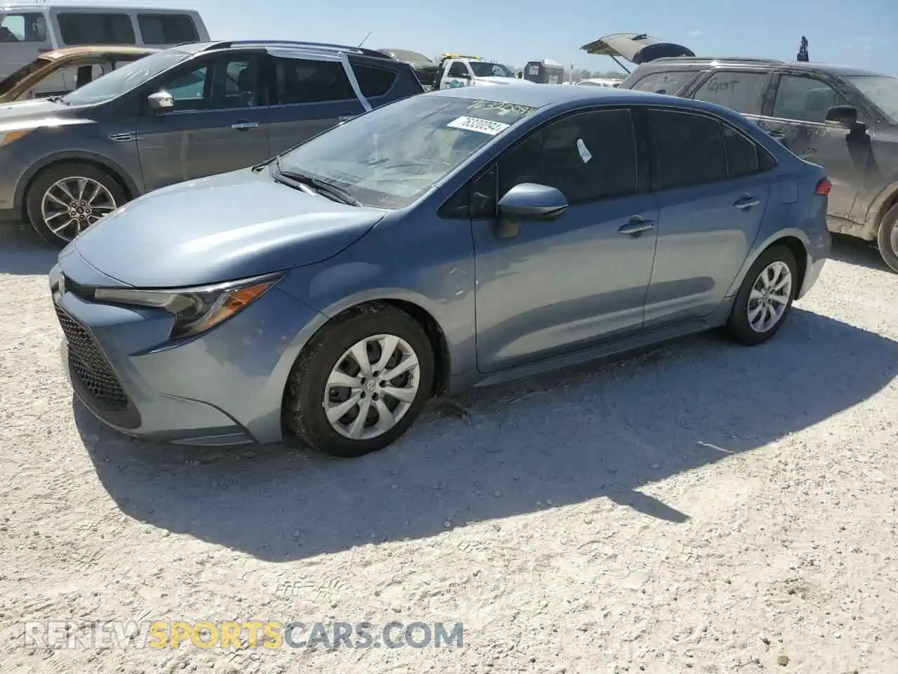 1 fotografías del automóvil dañado JTDEPMAEXMJ189467 TOYOTA COROLLA 2021