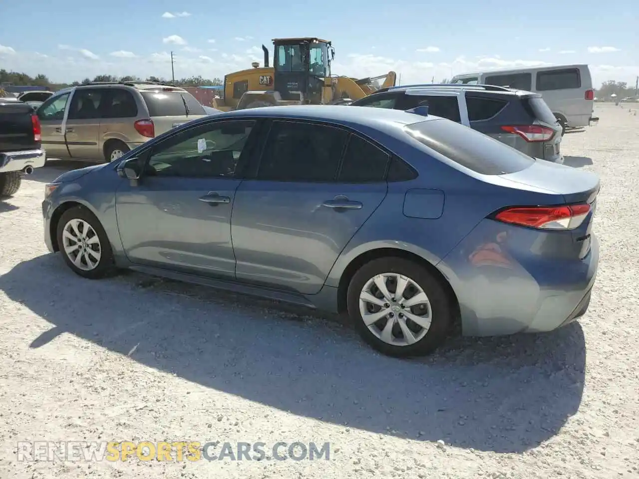 2 fotografías del automóvil dañado JTDEPMAEXMJ189467 TOYOTA COROLLA 2021