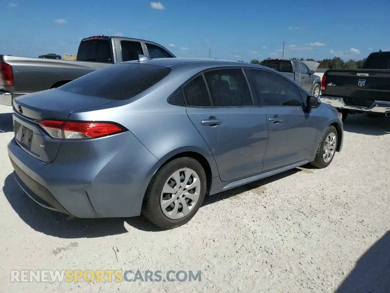 3 fotografías del automóvil dañado JTDEPMAEXMJ189467 TOYOTA COROLLA 2021