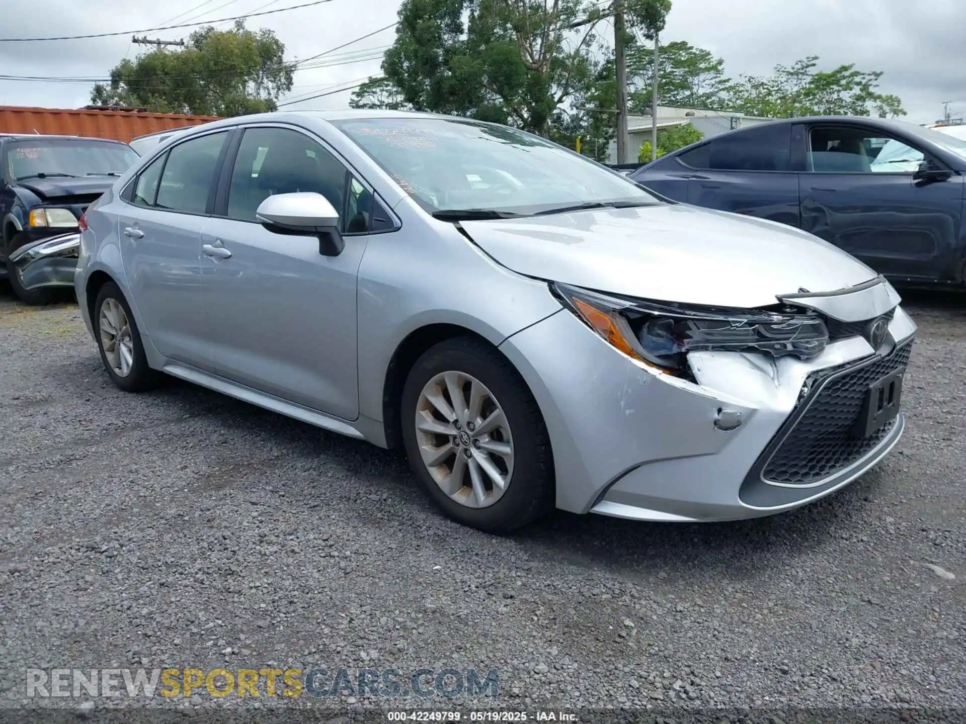1 Photograph of a damaged car JTDFPMAE4MJ119628 TOYOTA COROLLA 2021