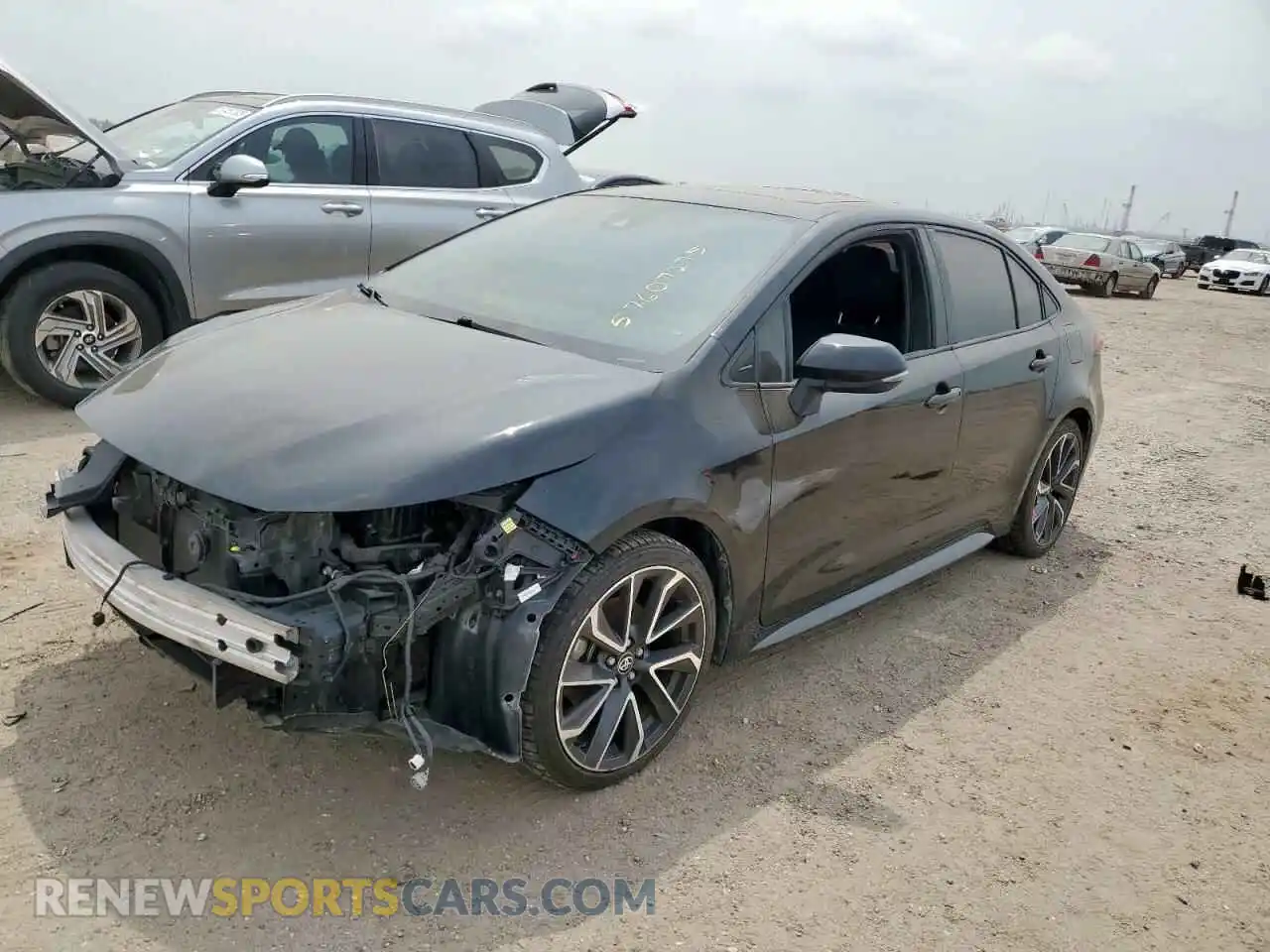 1 Photograph of a damaged car JTDM4MCE2MJ079143 TOYOTA COROLLA 2021