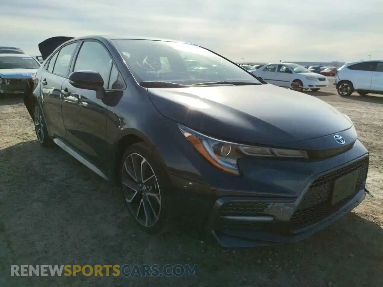 1 Photograph of a damaged car JTDM4MCE5MJ073384 TOYOTA COROLLA 2021