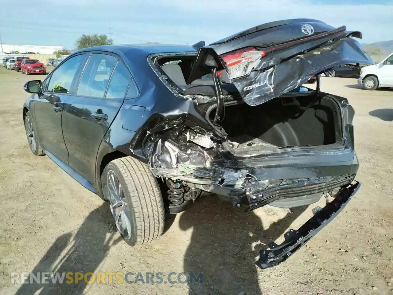 3 Photograph of a damaged car JTDM4MCE5MJ073384 TOYOTA COROLLA 2021