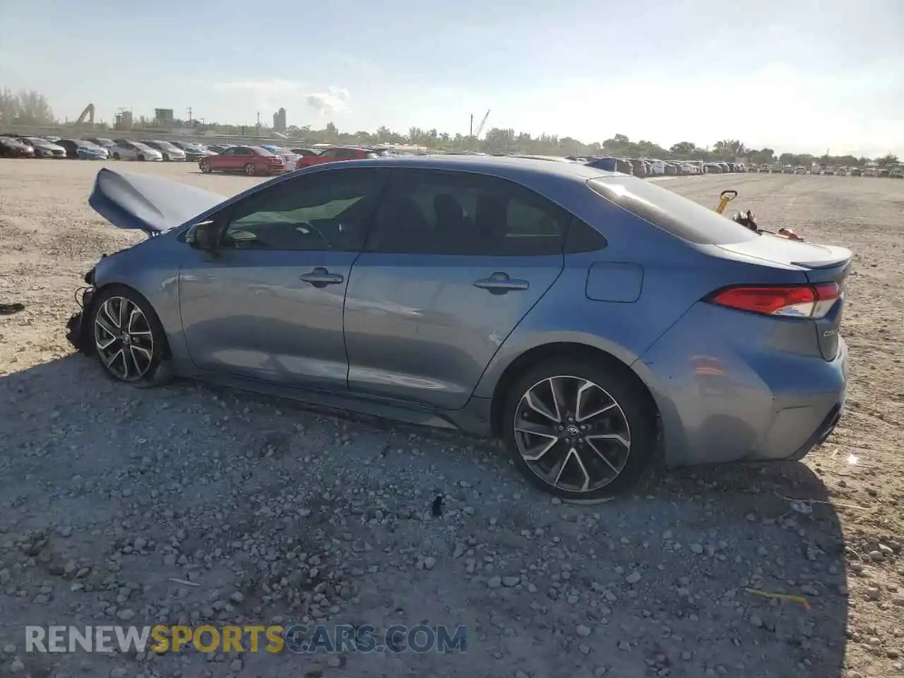 2 Photograph of a damaged car JTDM4MCEXMJ057049 TOYOTA COROLLA 2021