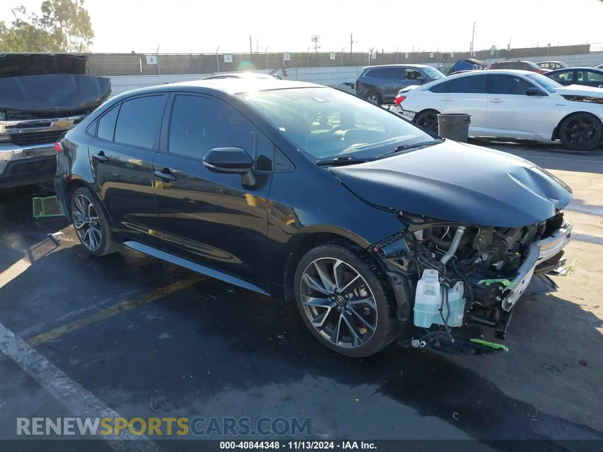 1 Photograph of a damaged car JTDP4MCE0MJ063813 TOYOTA COROLLA 2021