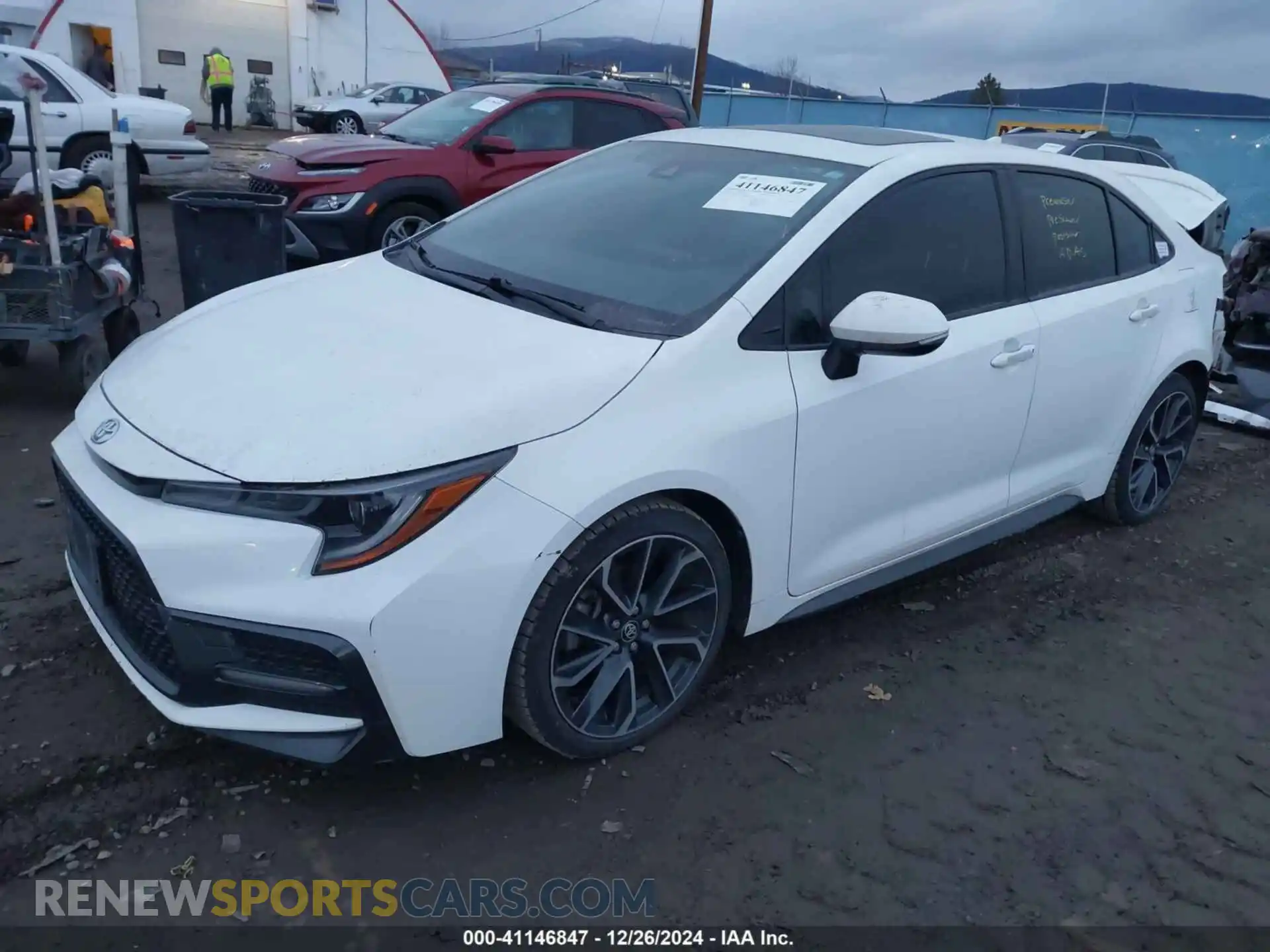 2 Фотография поврежденного автомобиля JTDP4MCE1MJ054246 TOYOTA COROLLA 2021