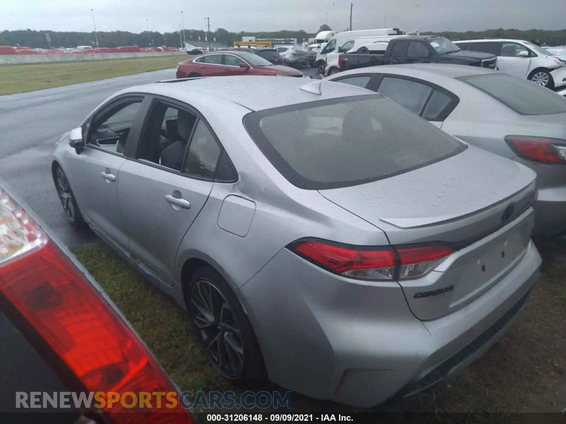3 fotografías del automóvil dañado JTDP4MCE1MJ067403 TOYOTA COROLLA 2021