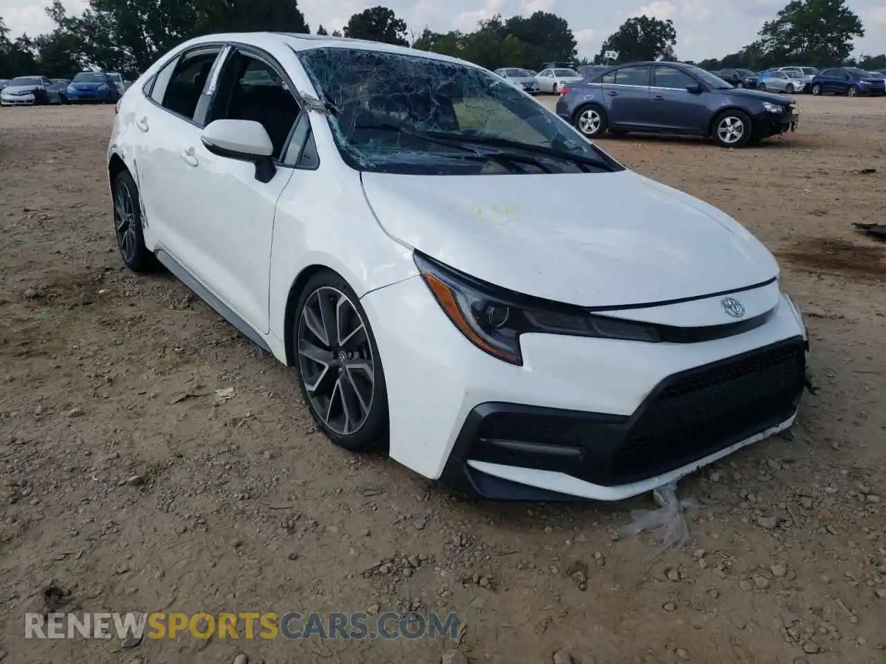 1 Photograph of a damaged car JTDP4MCE2MJ054725 TOYOTA COROLLA 2021