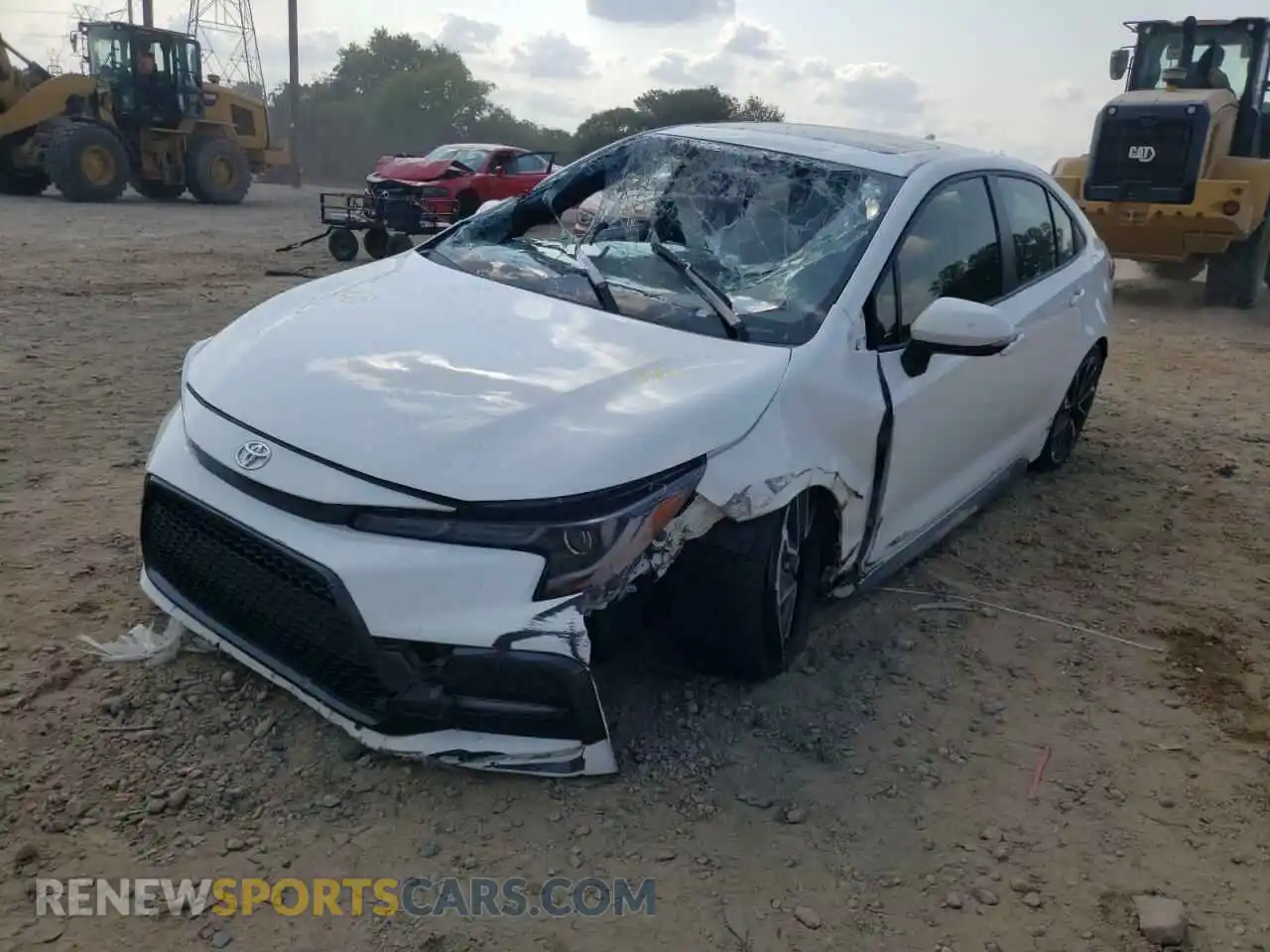 2 Photograph of a damaged car JTDP4MCE2MJ054725 TOYOTA COROLLA 2021