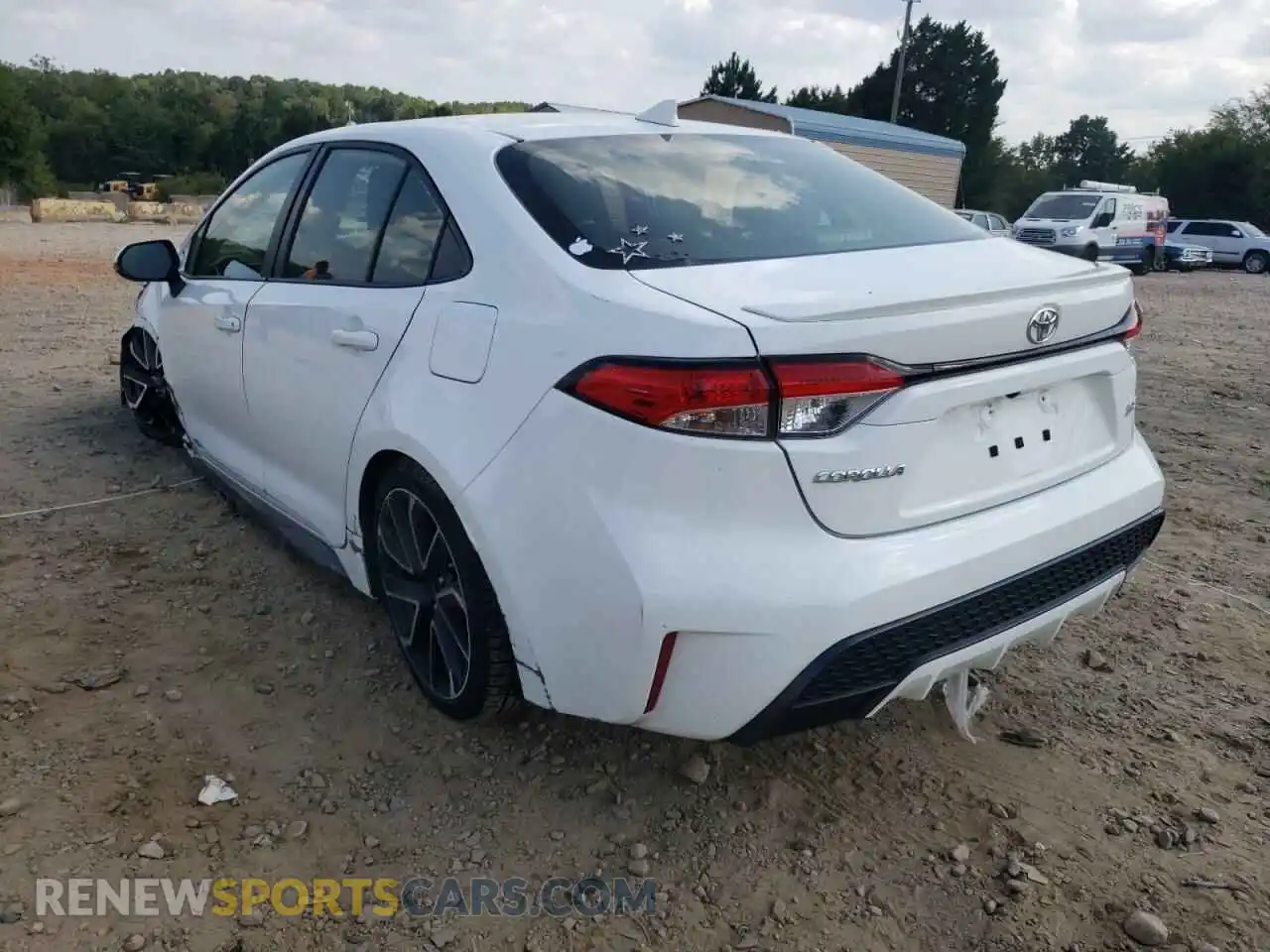 3 Photograph of a damaged car JTDP4MCE2MJ054725 TOYOTA COROLLA 2021