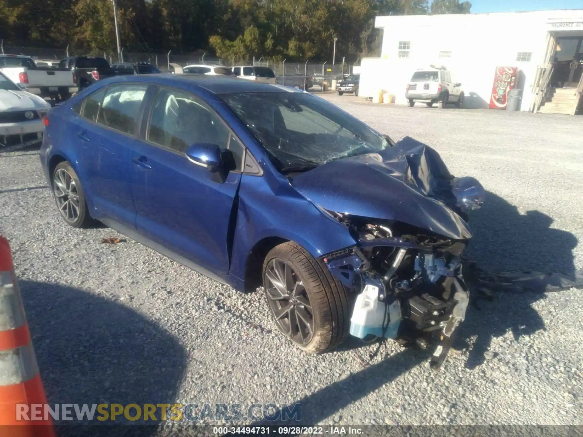 1 Фотография поврежденного автомобиля JTDP4MCE2MJ057978 TOYOTA COROLLA 2021