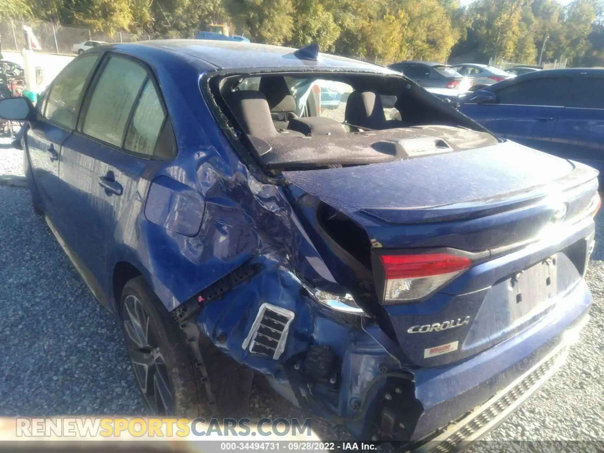 3 Фотография поврежденного автомобиля JTDP4MCE2MJ057978 TOYOTA COROLLA 2021