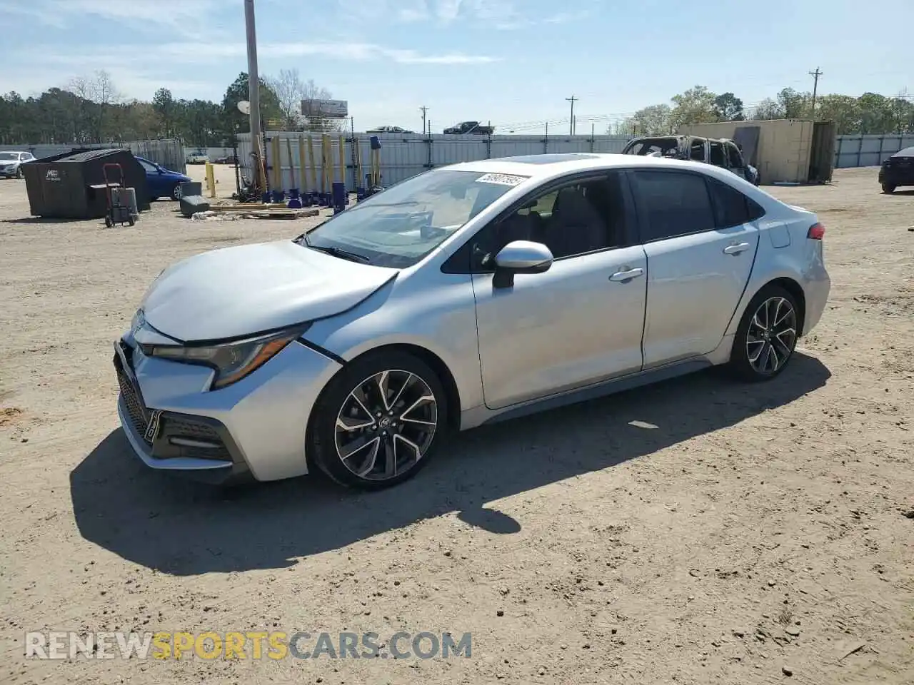 1 Photograph of a damaged car JTDP4MCE3MJ054877 TOYOTA COROLLA 2021