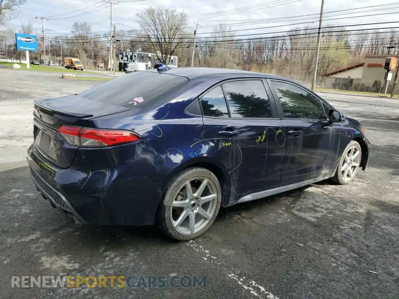 3 Photograph of a damaged car JTDP4MCE3MJ056791 TOYOTA COROLLA 2021