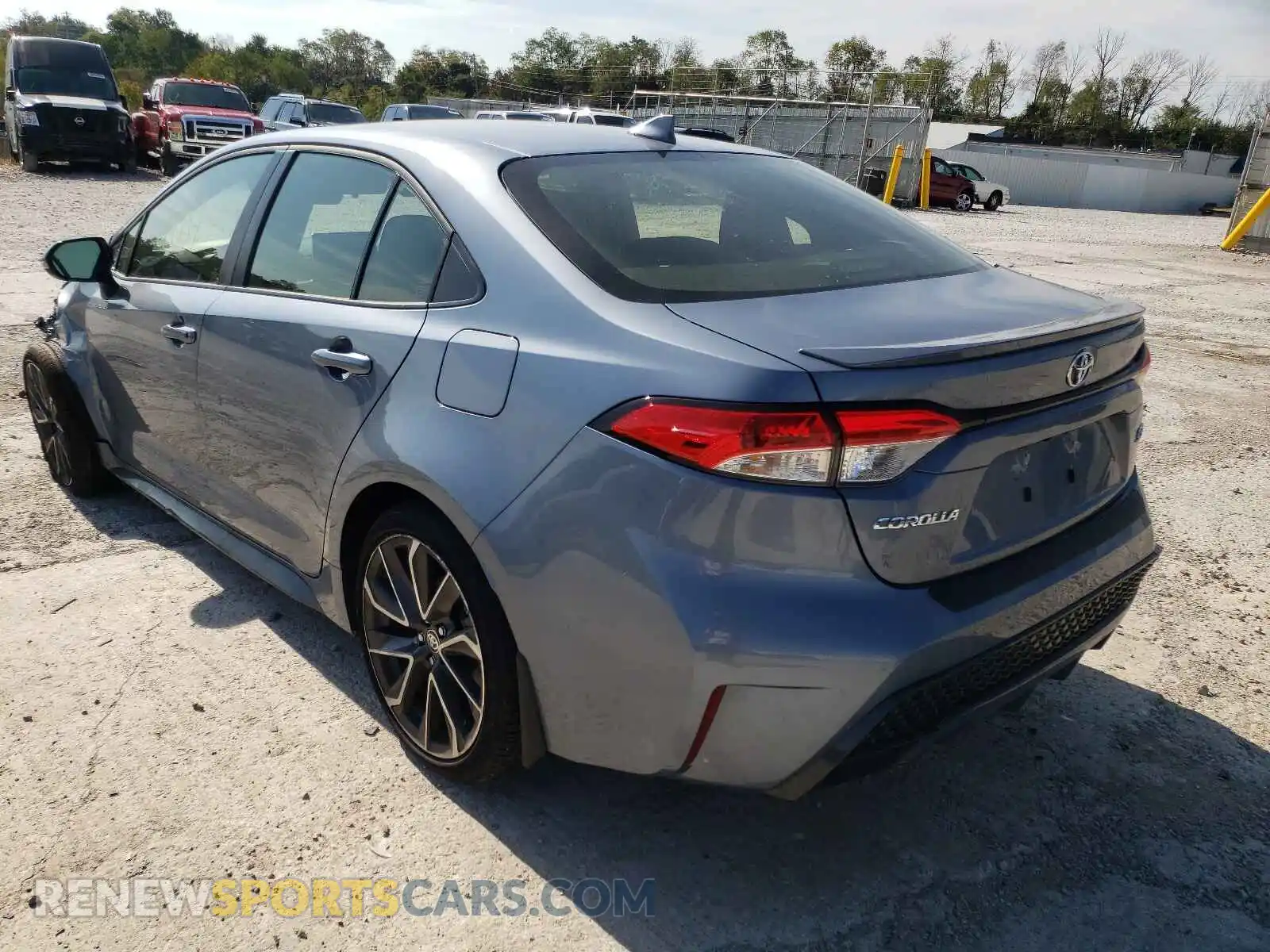3 Photograph of a damaged car JTDP4MCE3MJ057987 TOYOTA COROLLA 2021