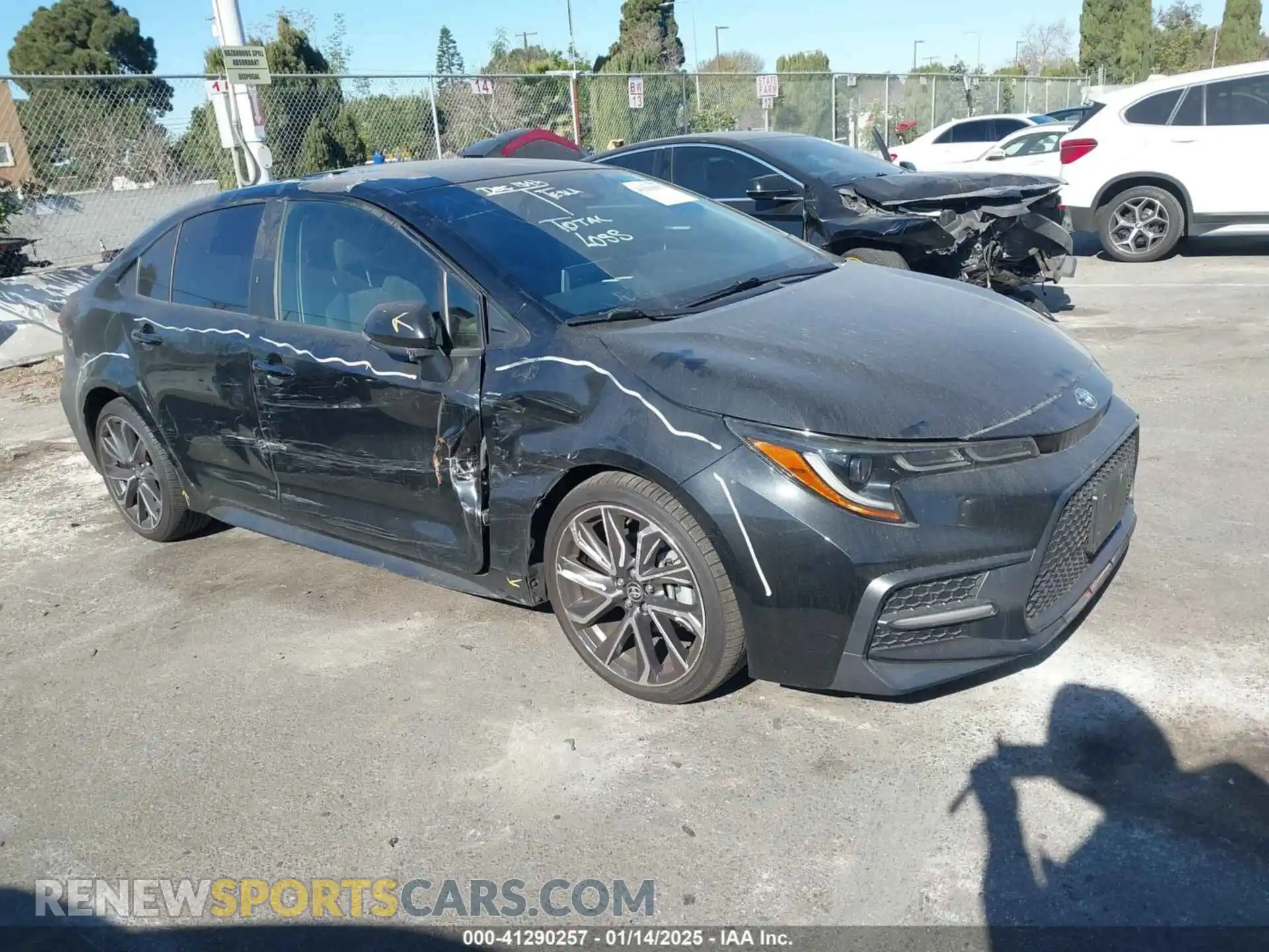 1 Photograph of a damaged car JTDP4MCE3MJ058556 TOYOTA COROLLA 2021