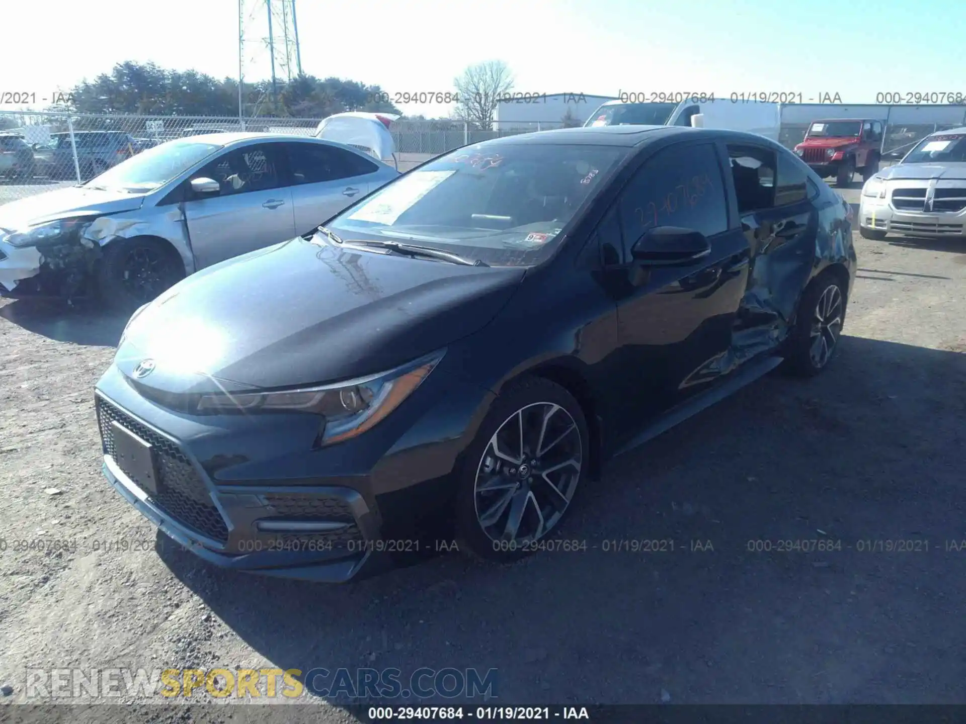 2 Photograph of a damaged car JTDP4MCE3MJ059299 TOYOTA COROLLA 2021
