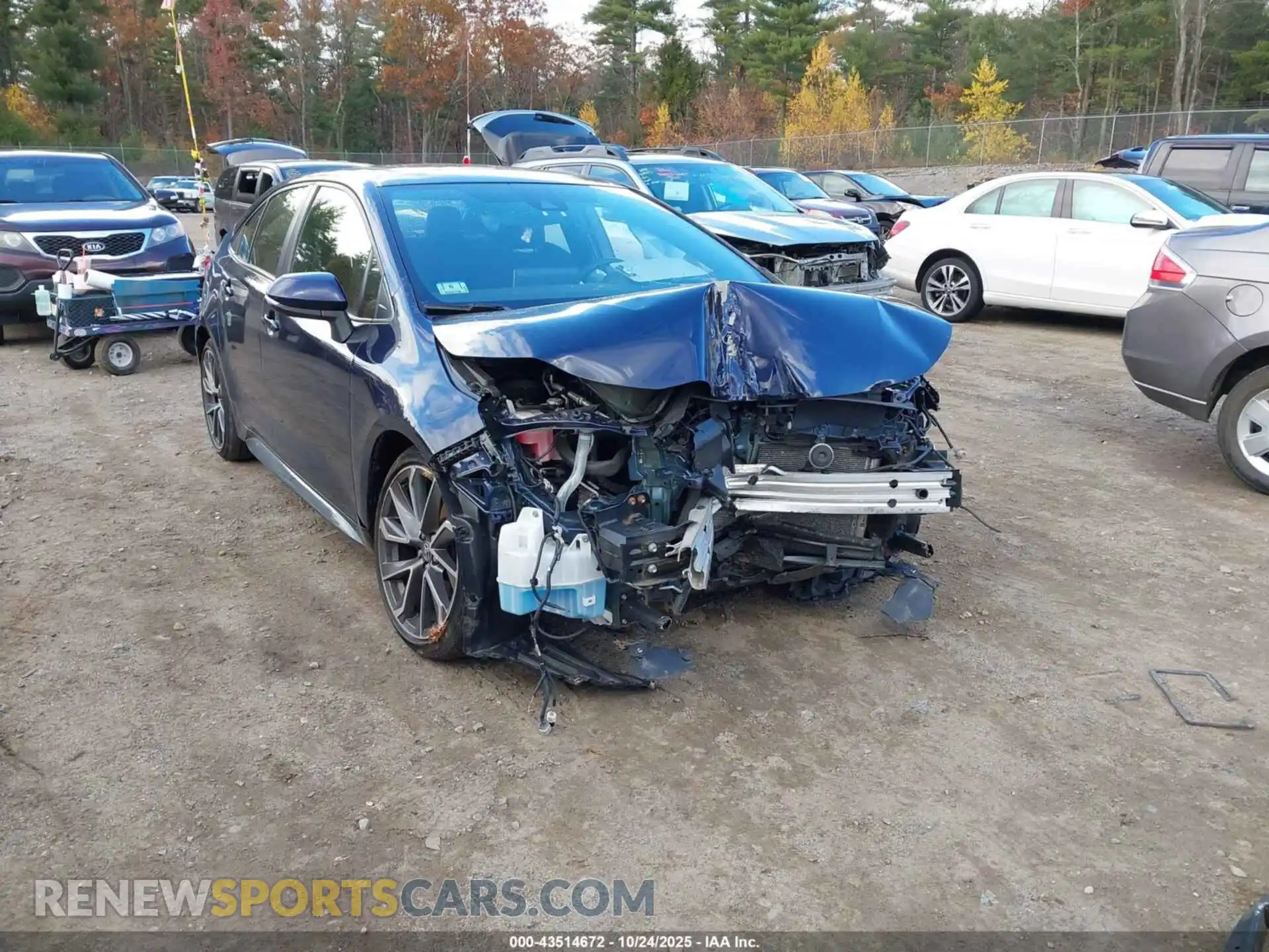 1 fotografías del automóvil dañado JTDP4MCE3MJ065345 TOYOTA COROLLA 2021